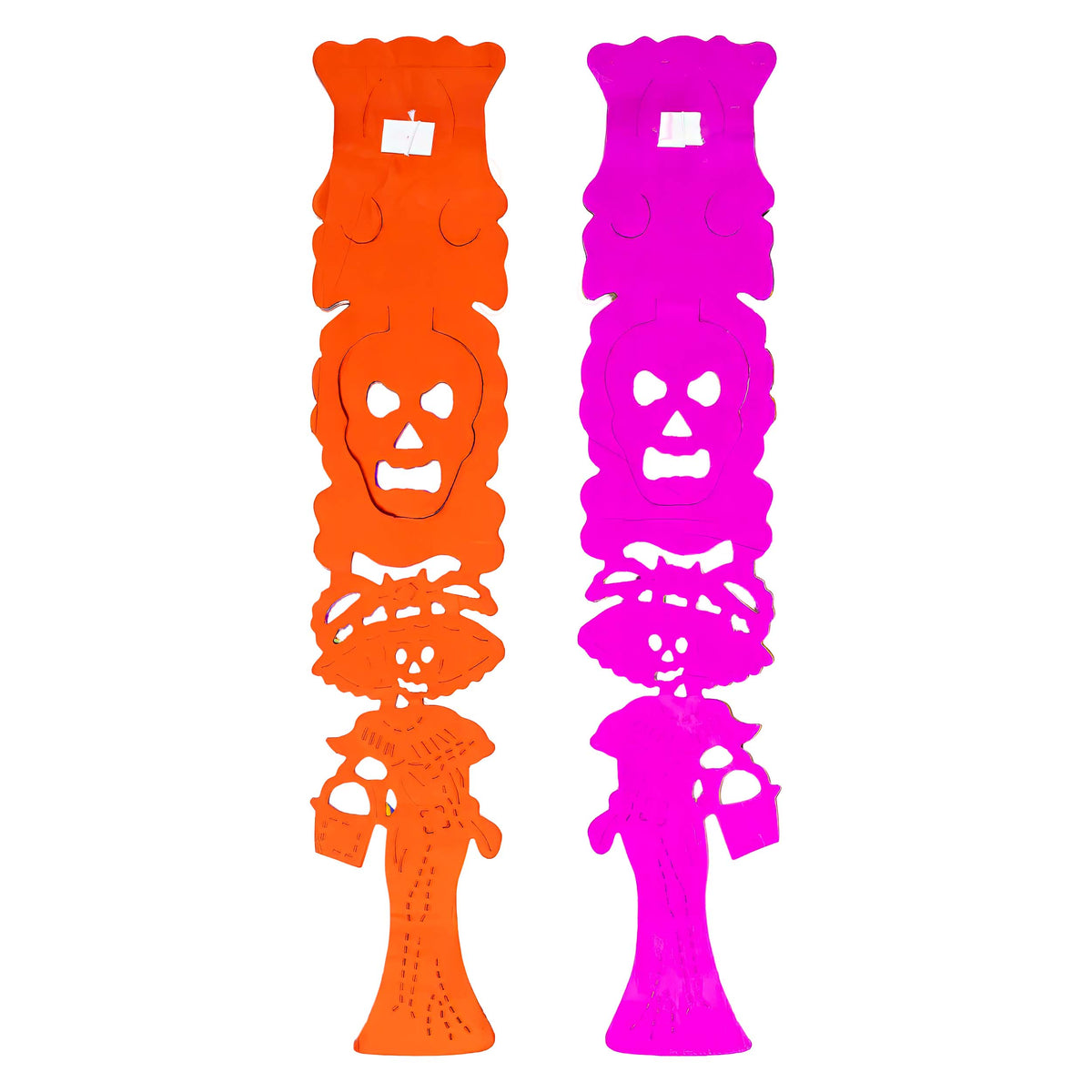Colorful Catrina Papel Picado Banner