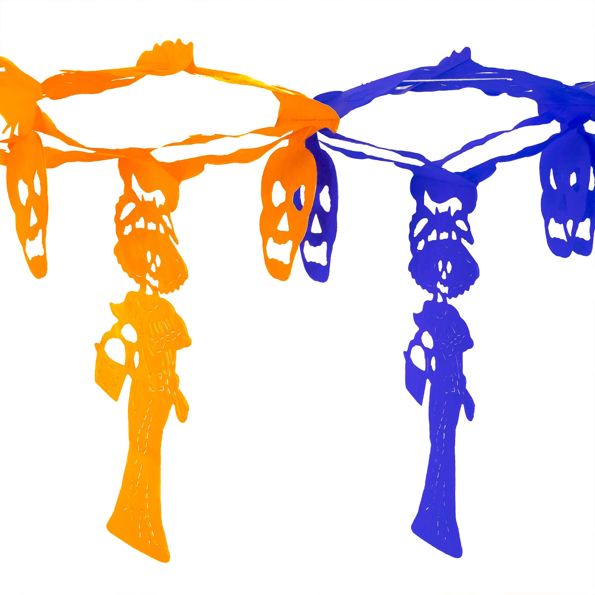 Colorful Catrina Papel Picado Banner