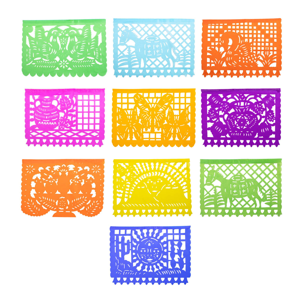 Papel Picado All Fiestas Banner