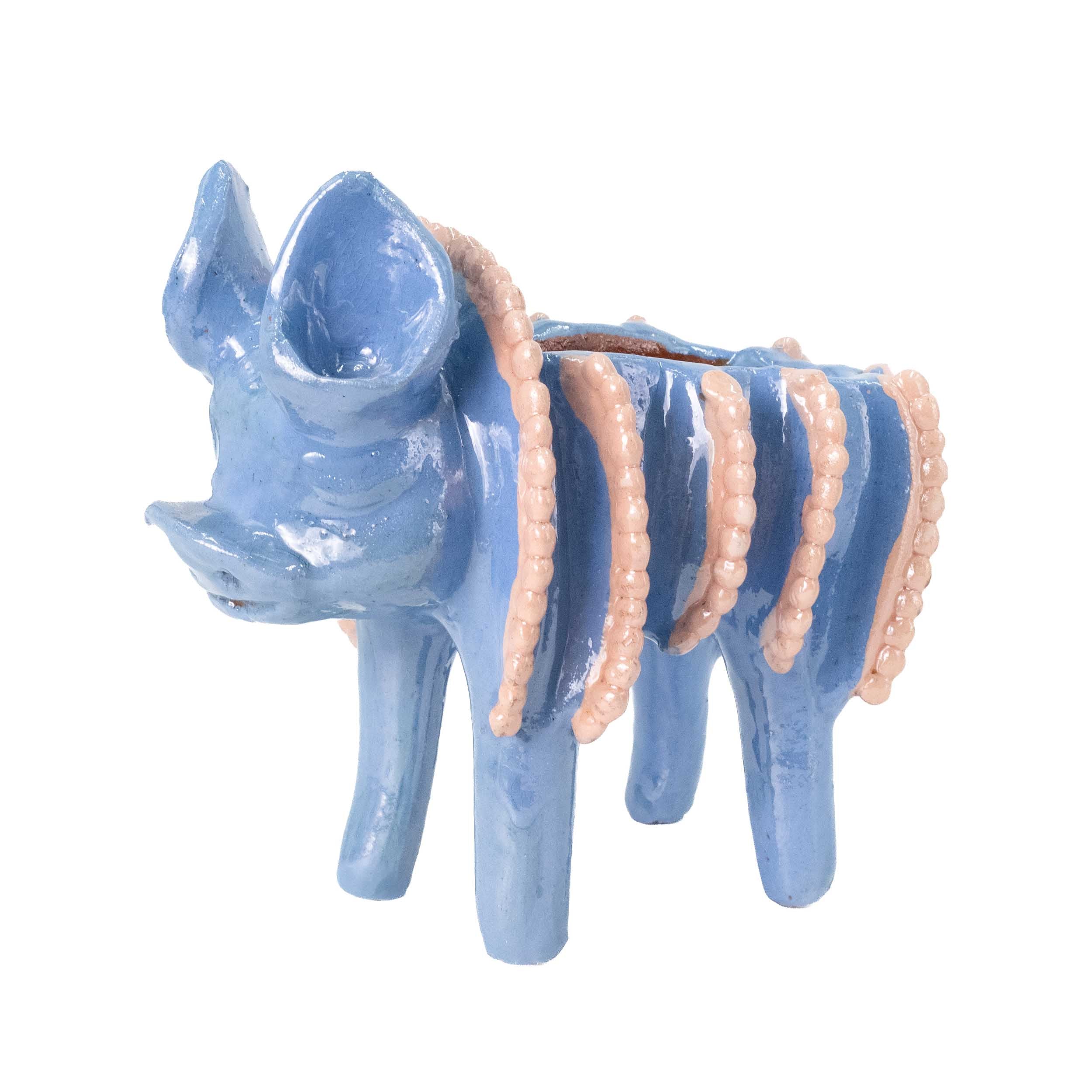Cochinito Piñalado Decorative Bowl Sculpture