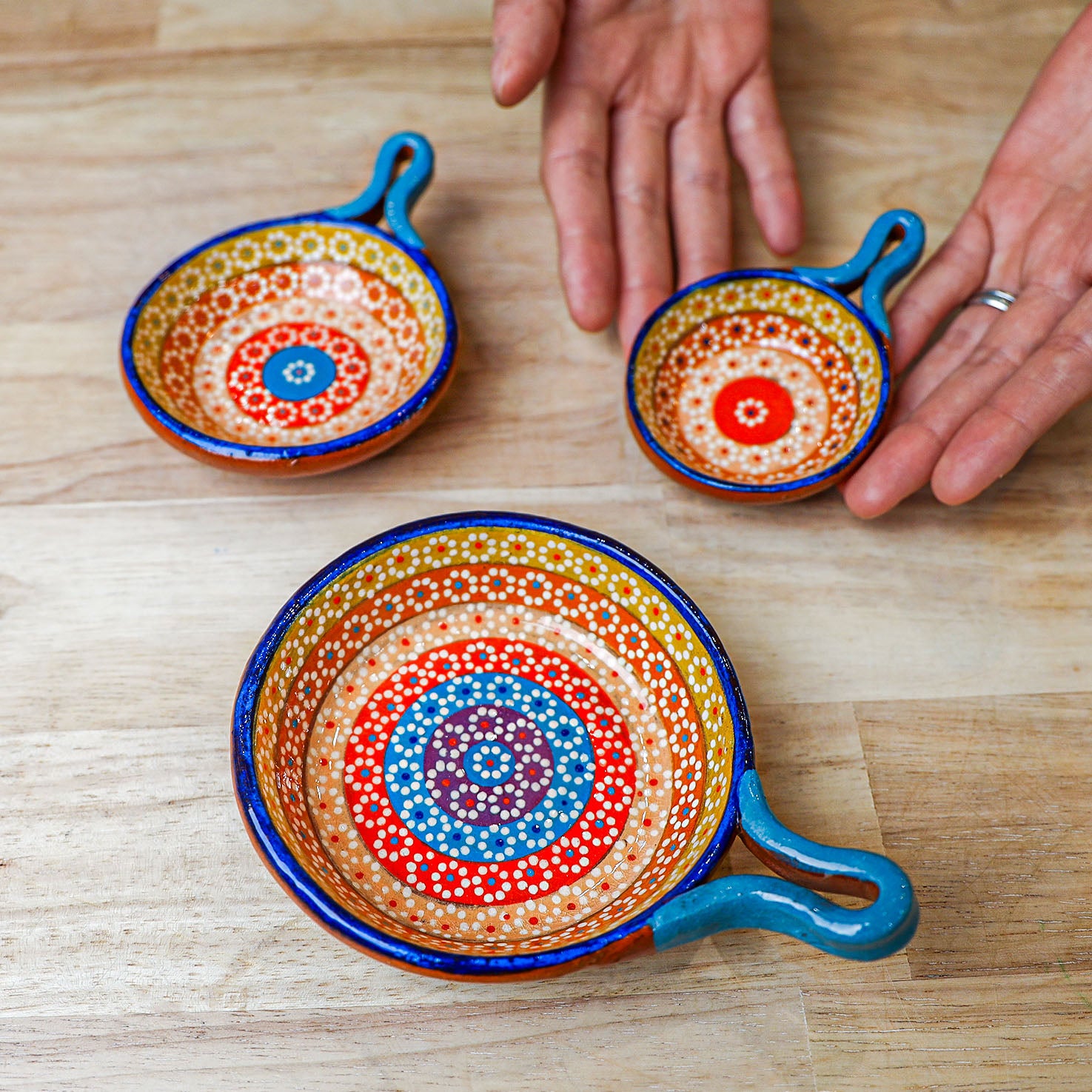 Comalitos, Set of 3 Decorative Dishes