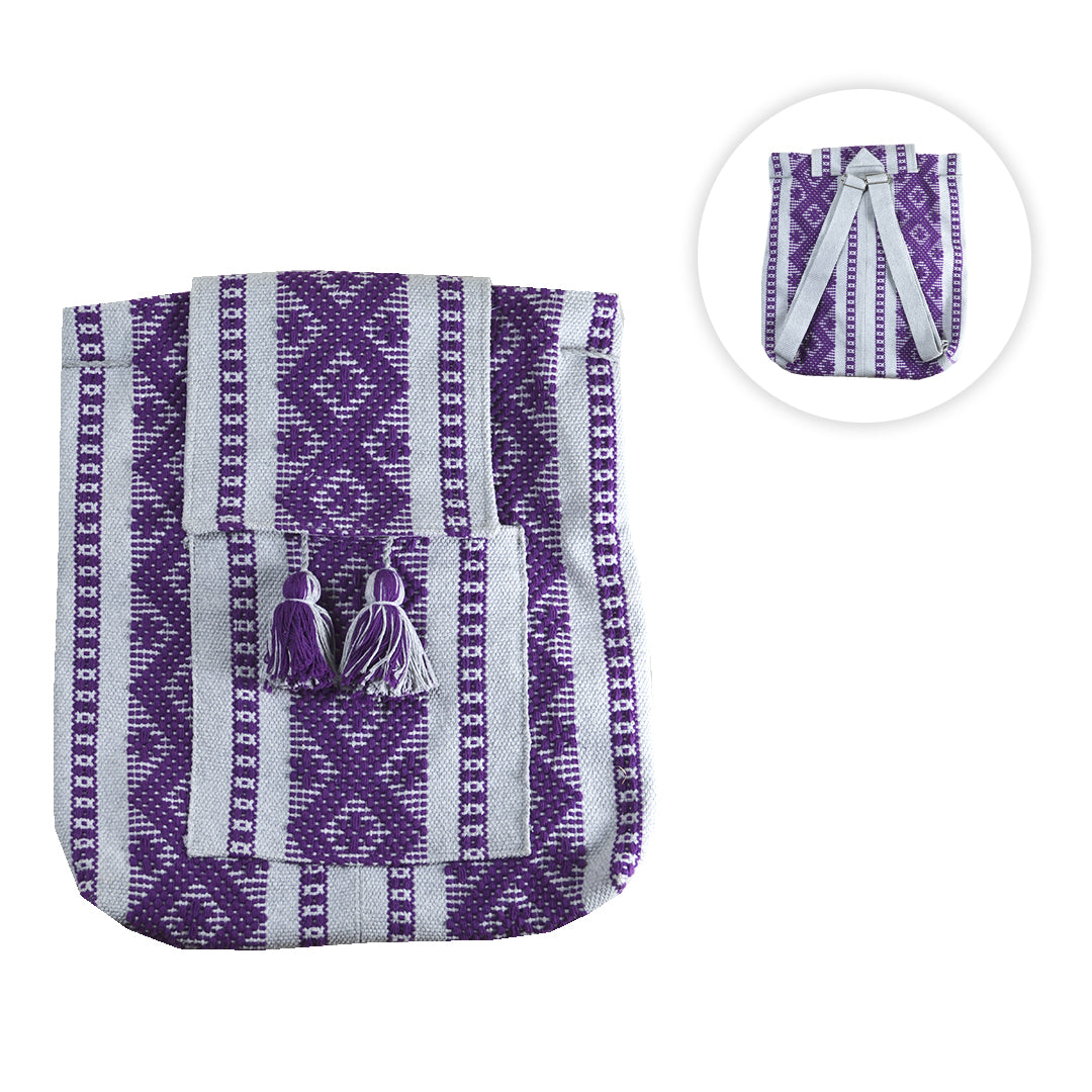 Jalieza Drawstring Woven Backpack | Lolo Modern Mexican Mercado