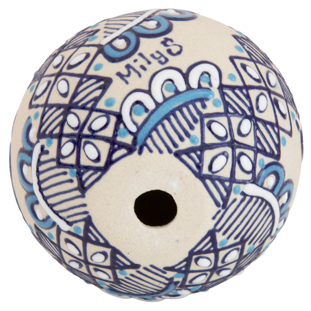 Coyoacán Hand-Painted Paperweight Sphere