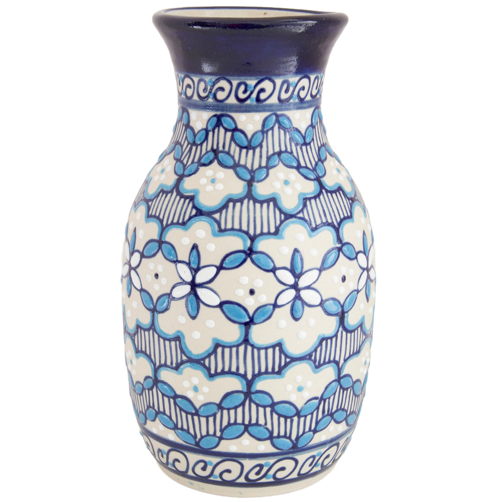 Coyoacán Hand-Painted Morelos Ceramic Vase