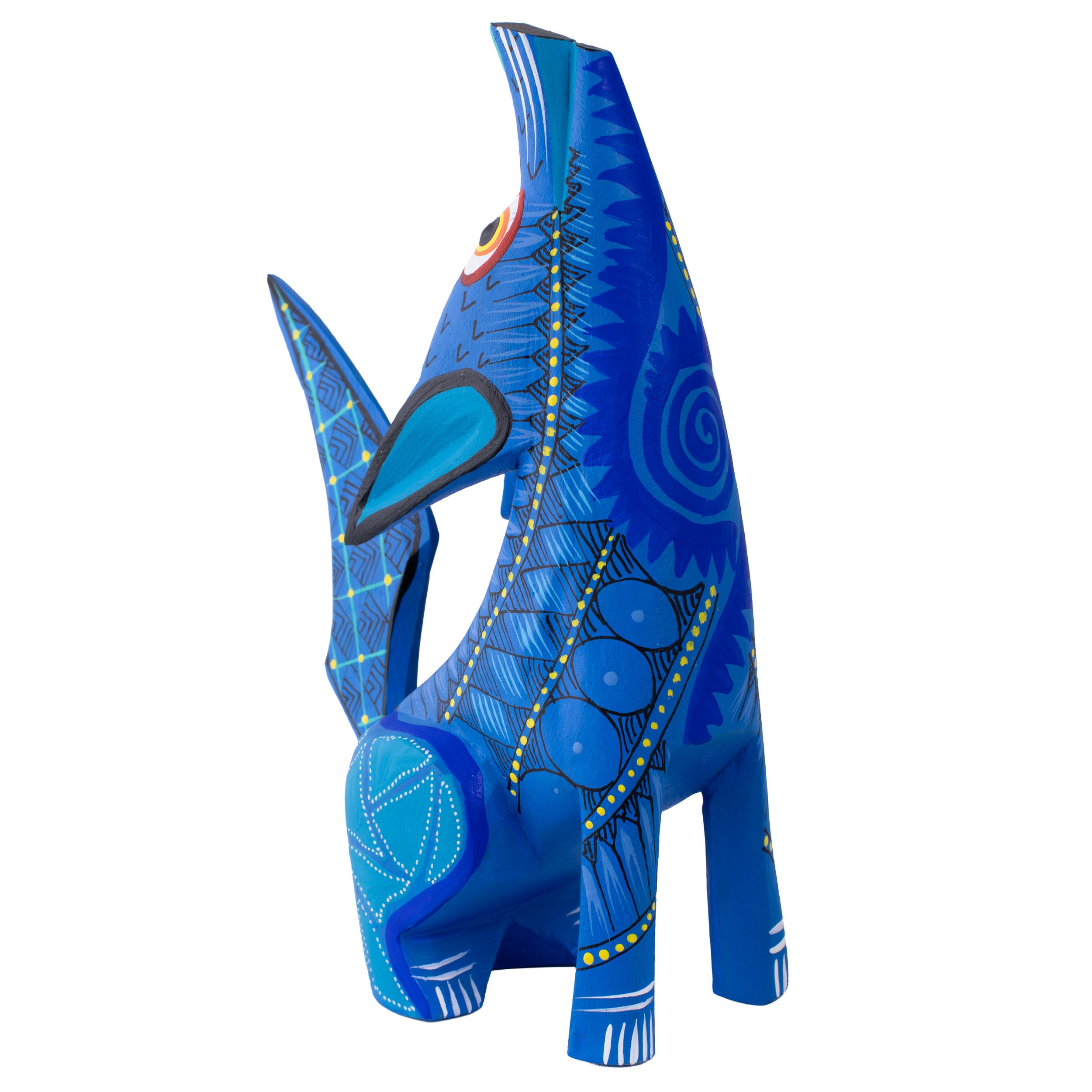 X-Large Coyote Alebrije with Frets