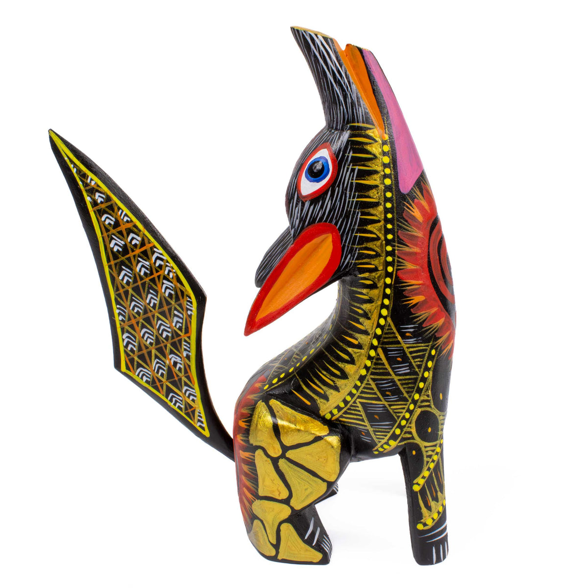 X-Large Coyote Alebrije with Frets