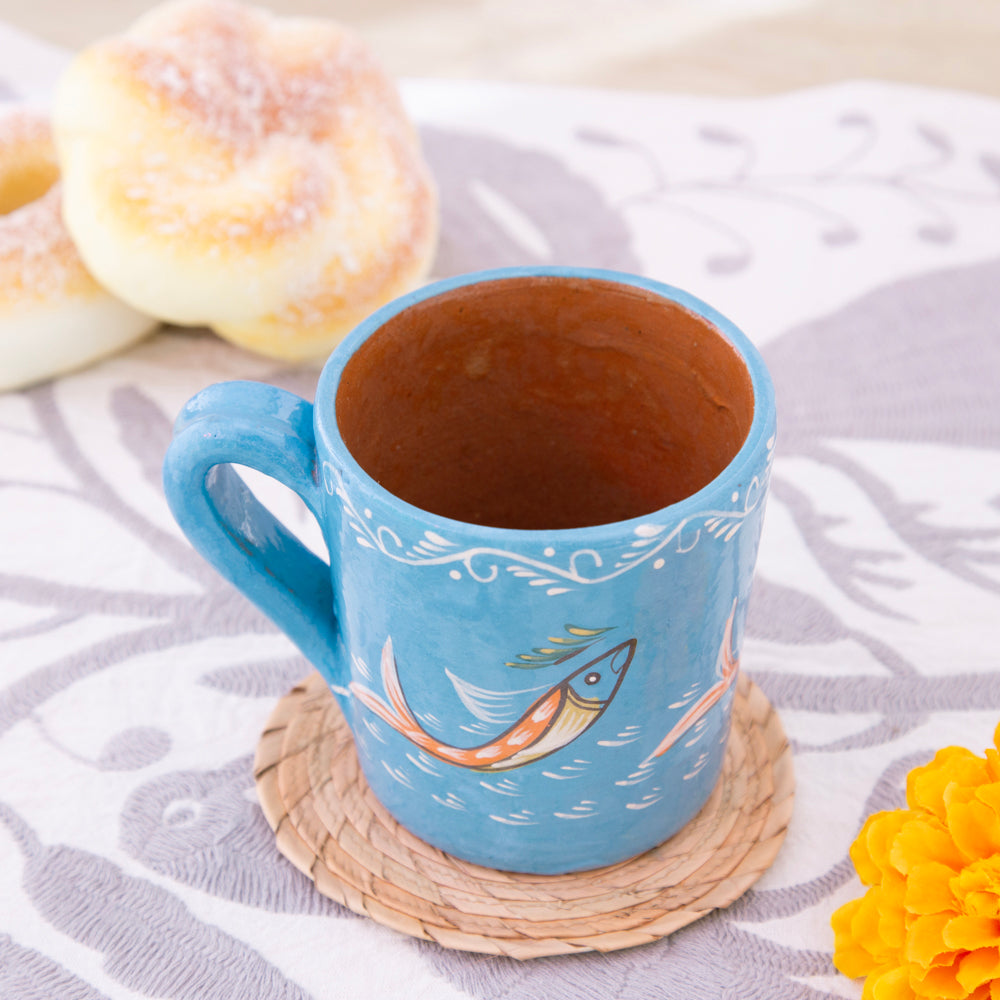 Peces de Capula Hand-Painted Mug