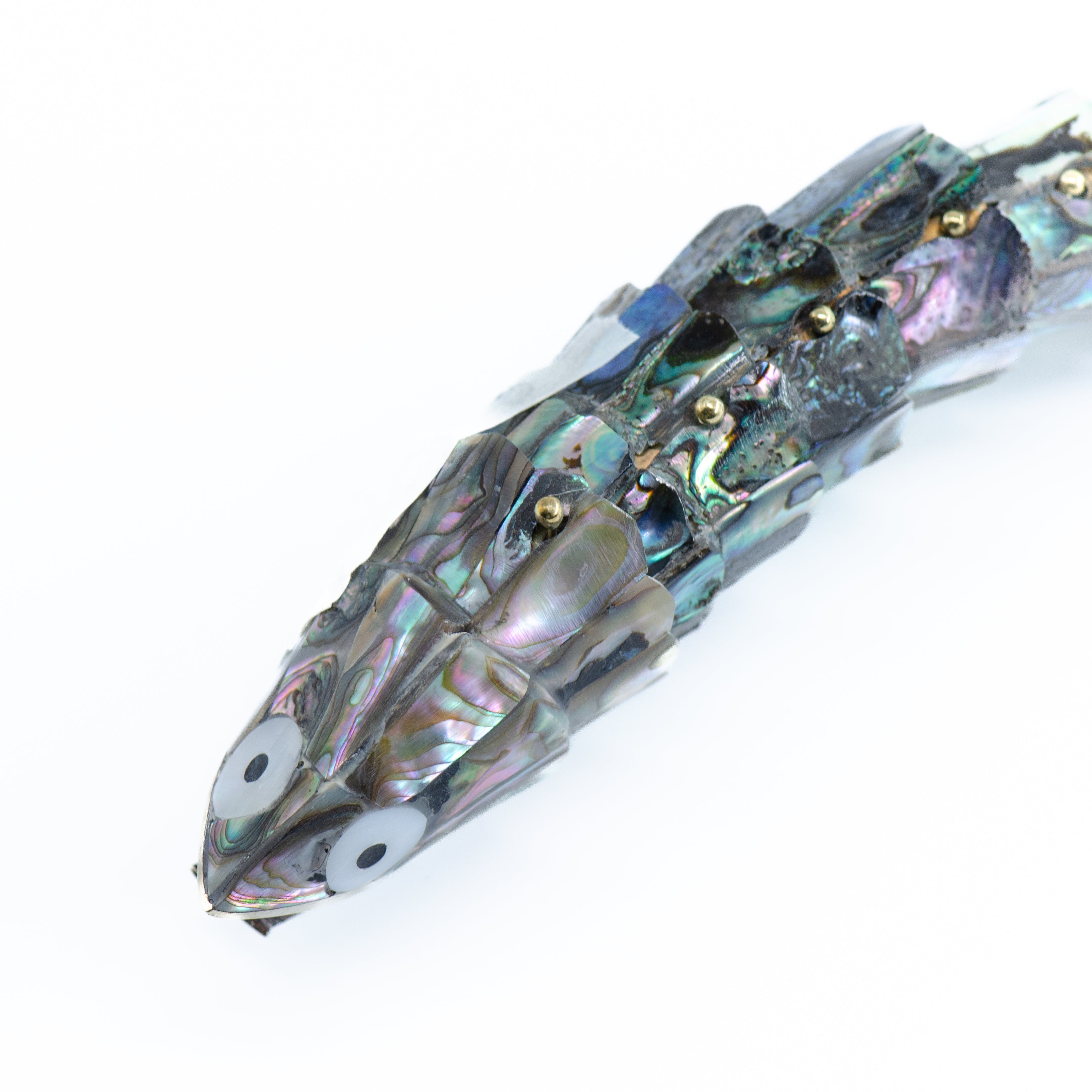 Articulated Abalone Shell Fish Bottle Opener