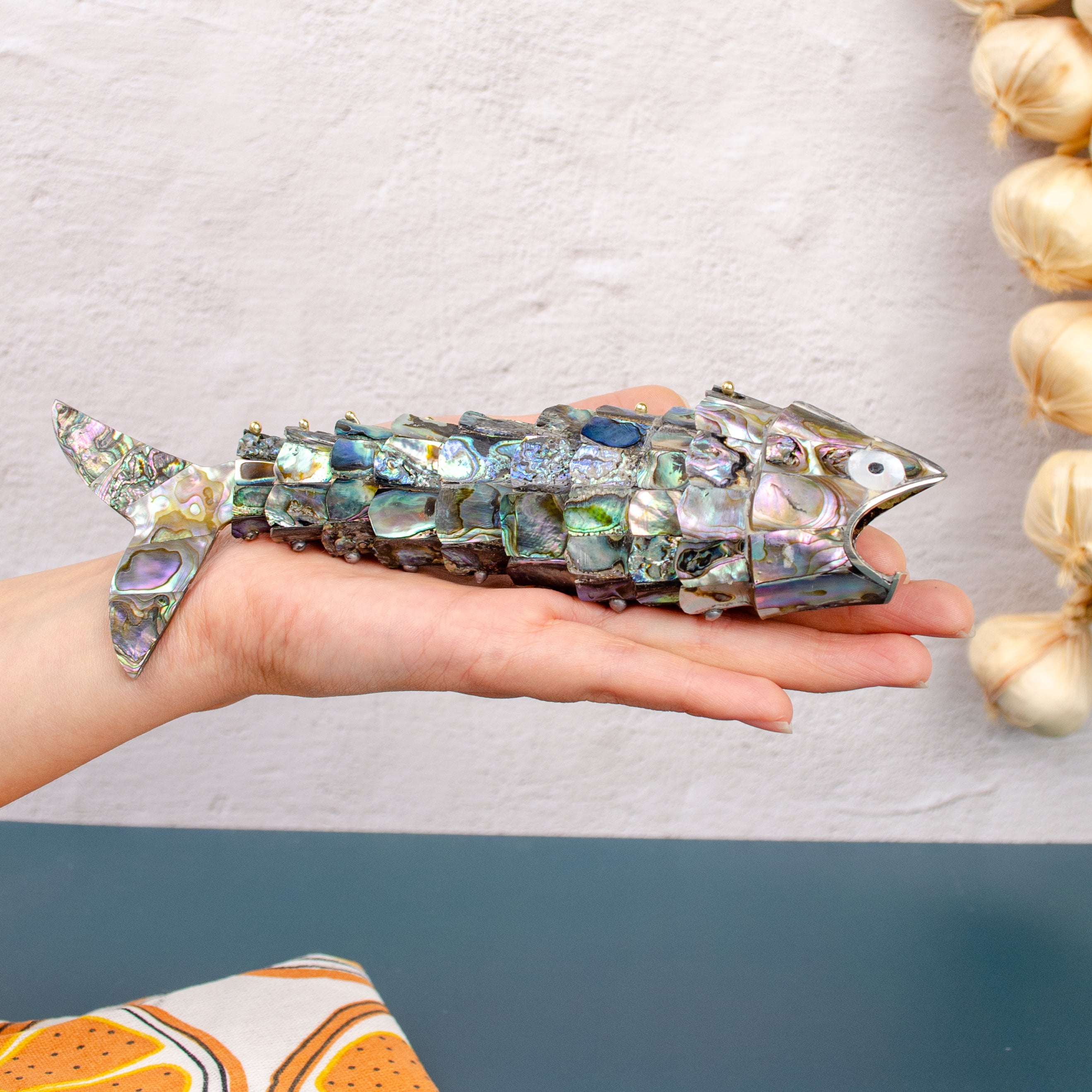 Articulated Abalone Shell Fish Bottle Opener - Thumbnail 2