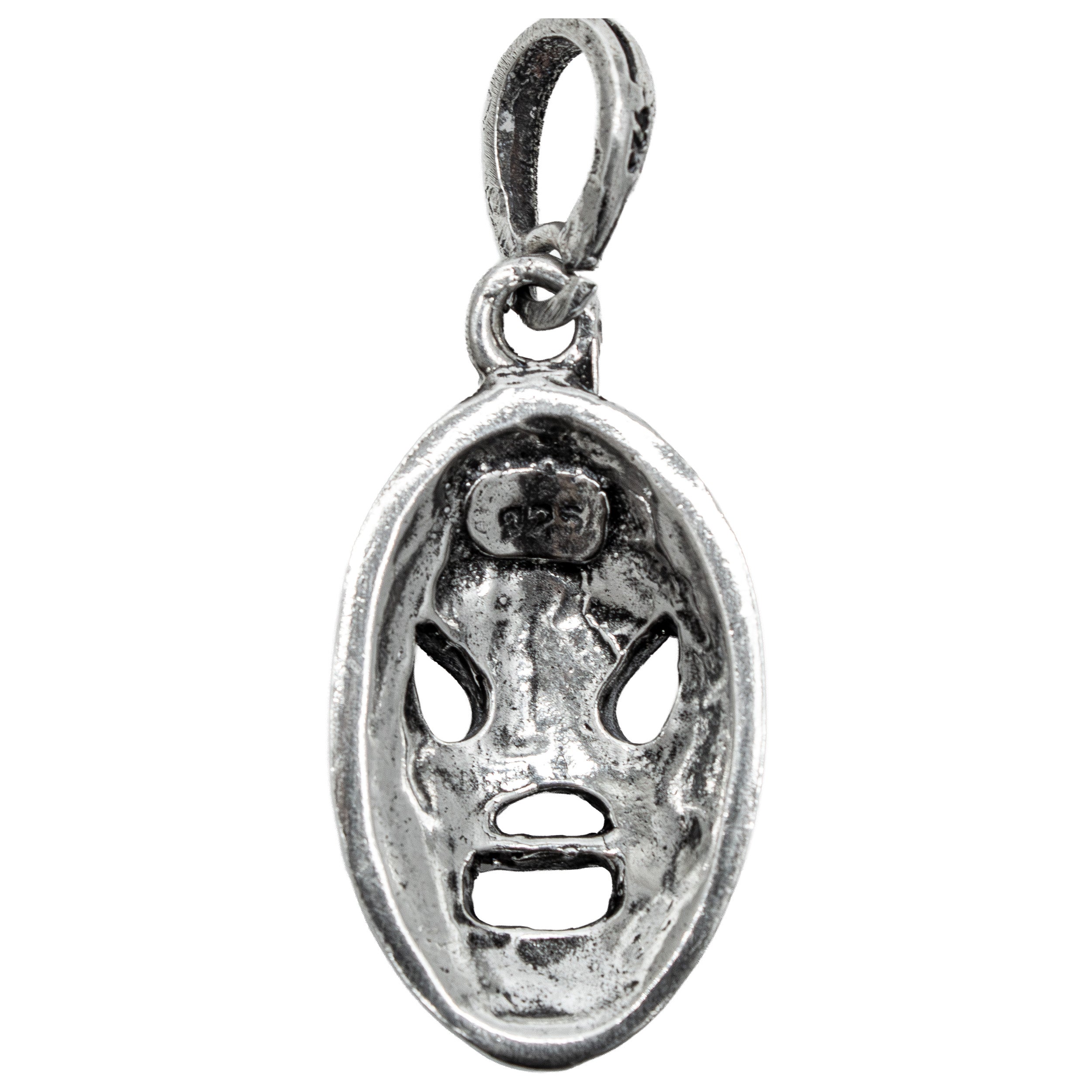 Sterling Silver Lucha Libre Mask Pendant