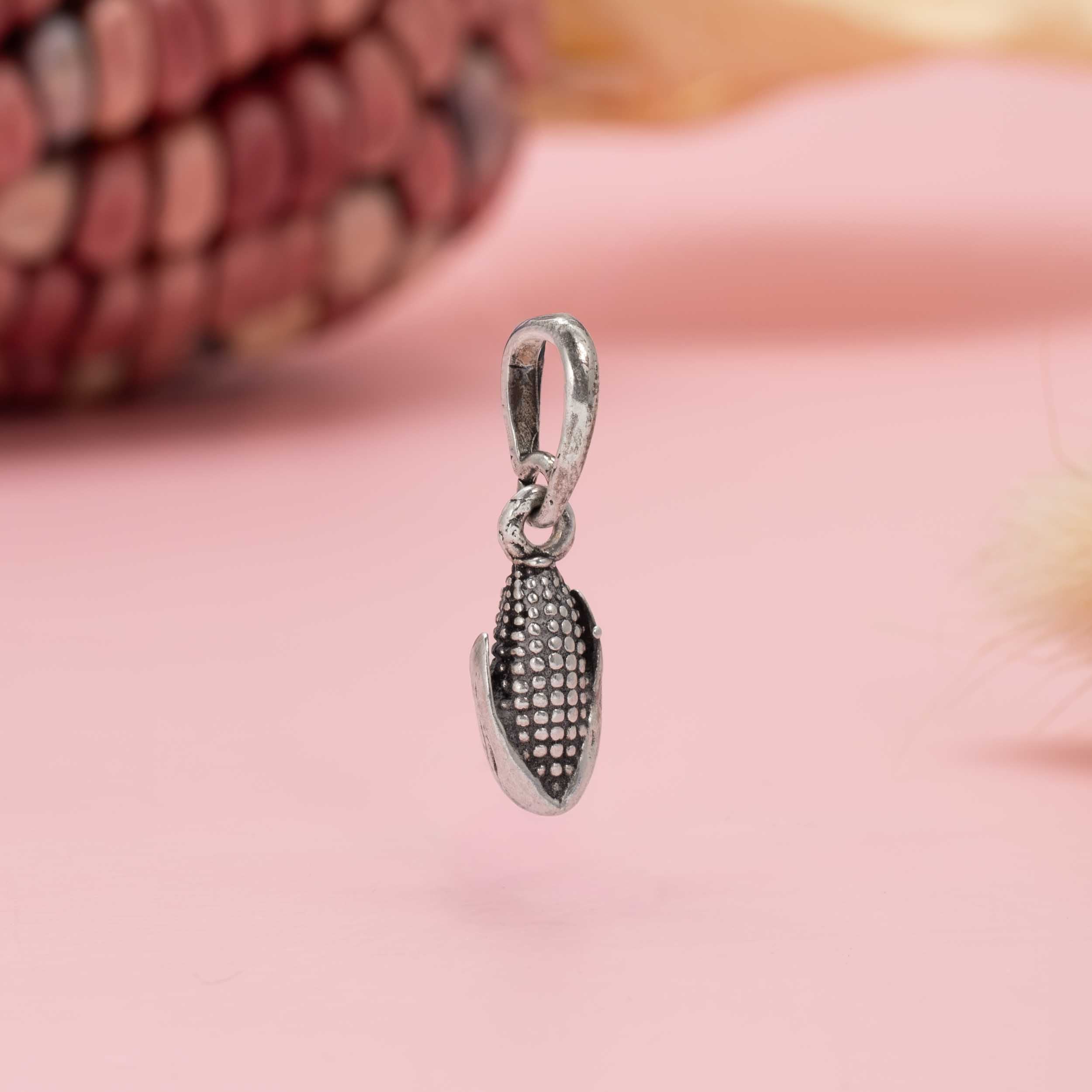 Sterling Silver Corn Pendant