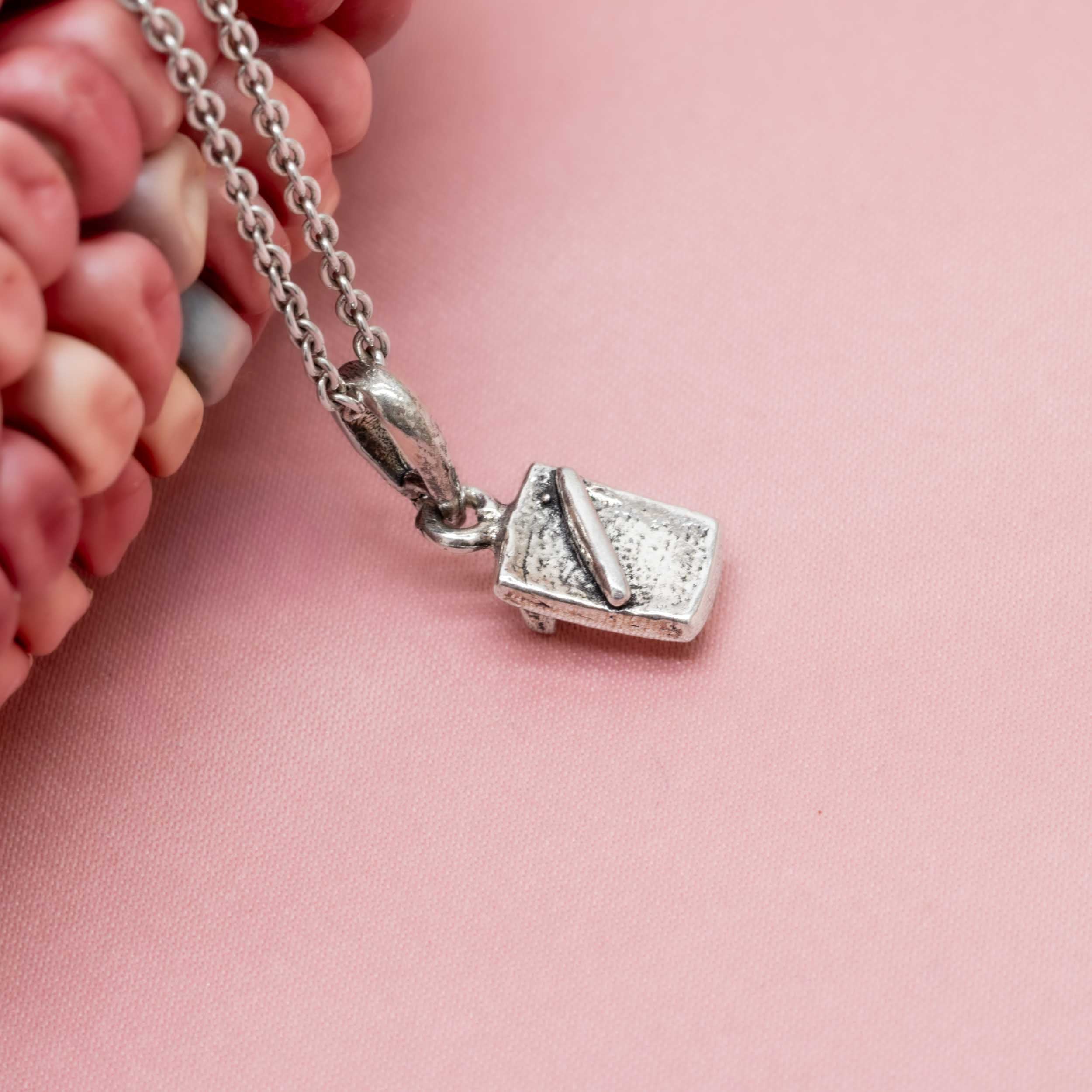 Sterling Silver Metate Pendant