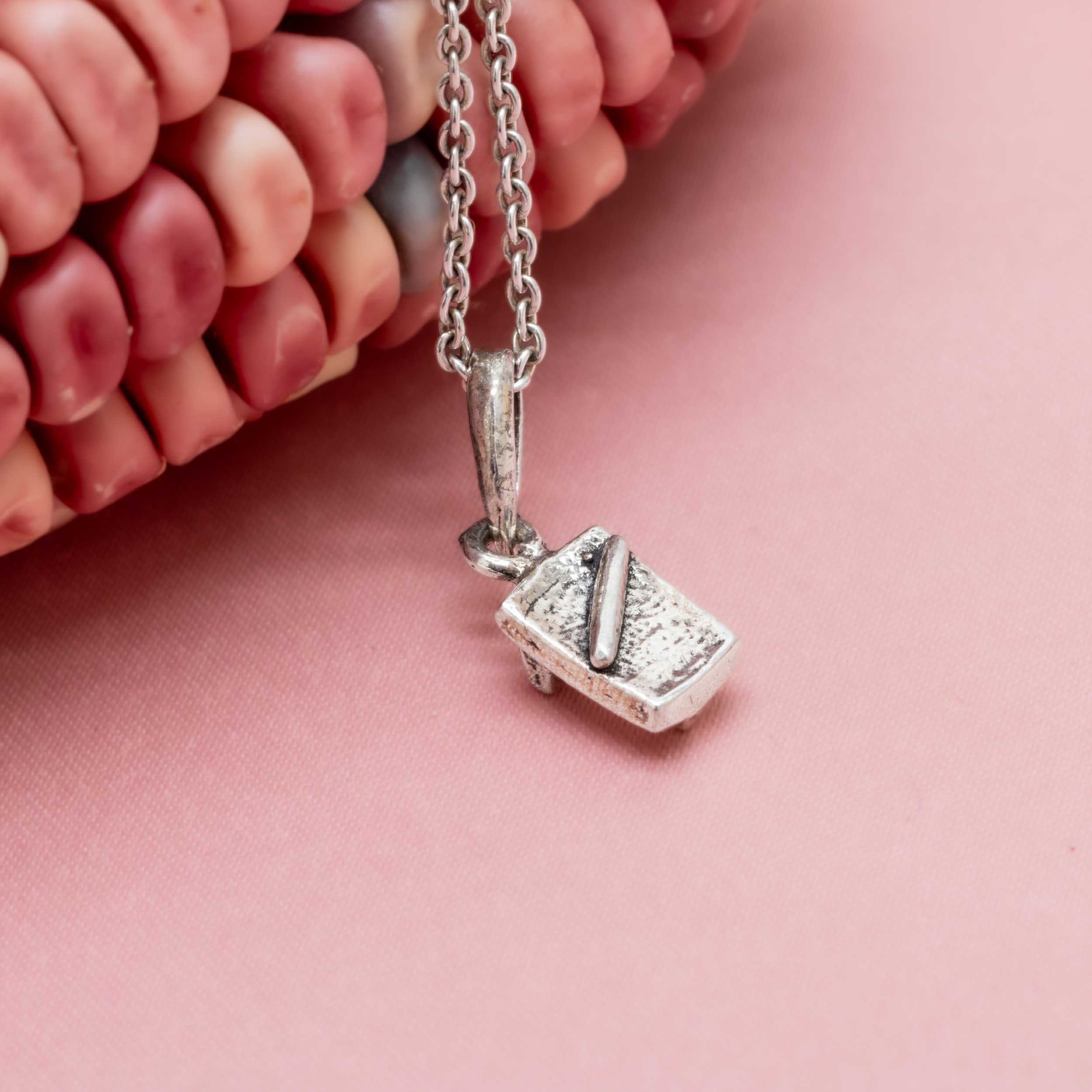 Sterling Silver Metate Pendant