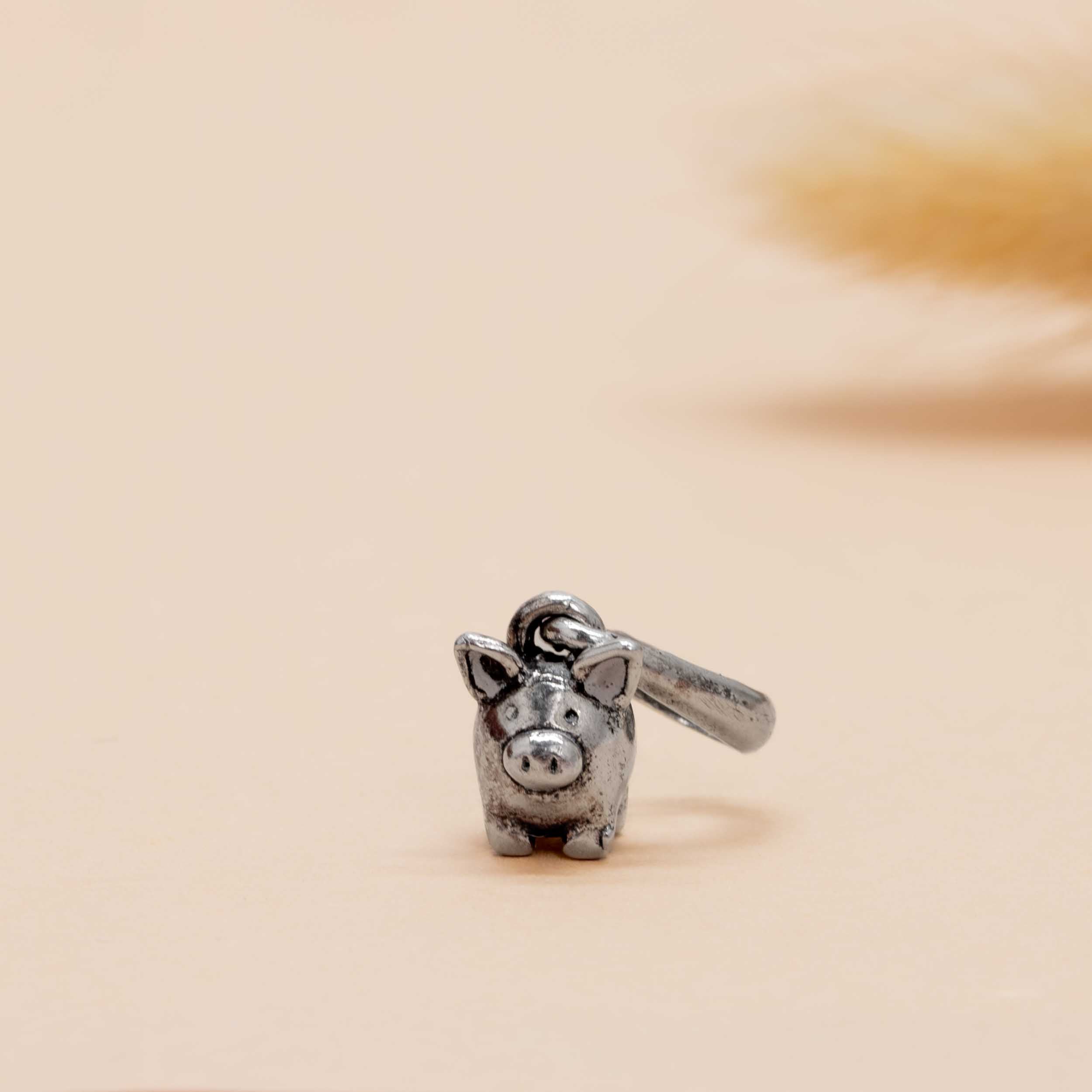 Sterling Silver Cochinito Pendant