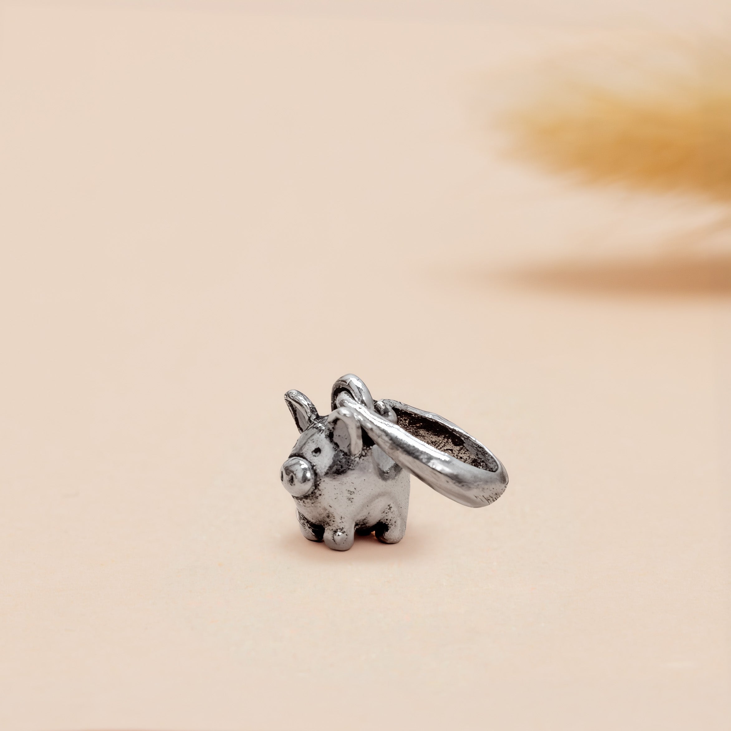 Sterling Silver Cochinito Pendant