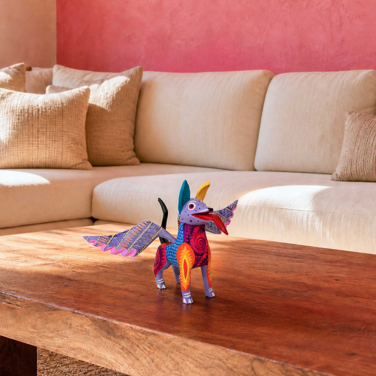 Alebrije Dante Dog with Frets and Wings