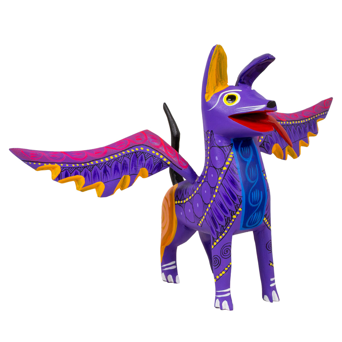 Alebrije Dante Dog with Frets and Wings
