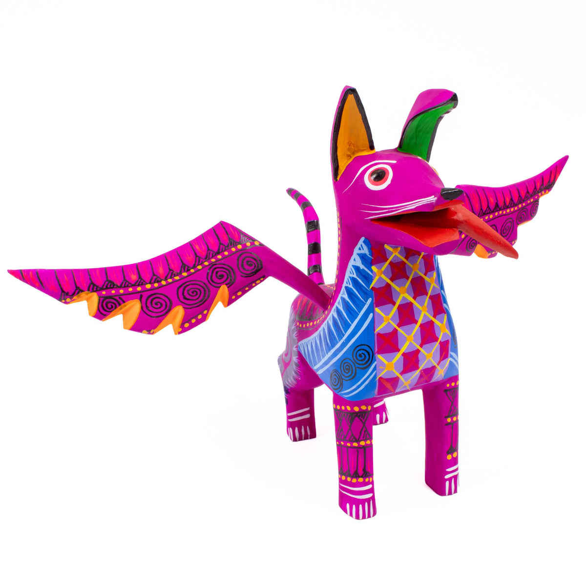 Alebrije Dante Dog with Frets and Wings