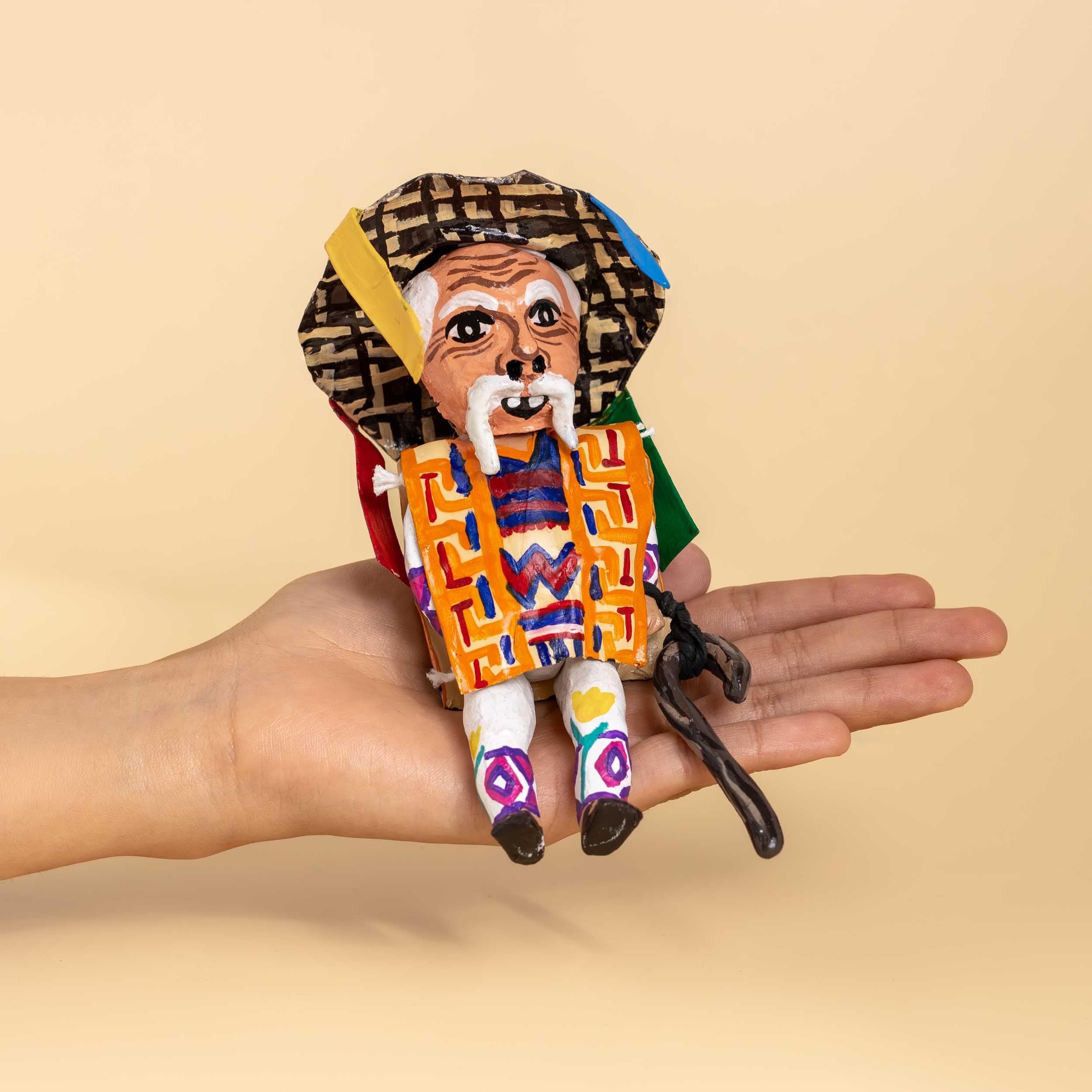 Papier Mache Danza de Los Viejitos Dolls