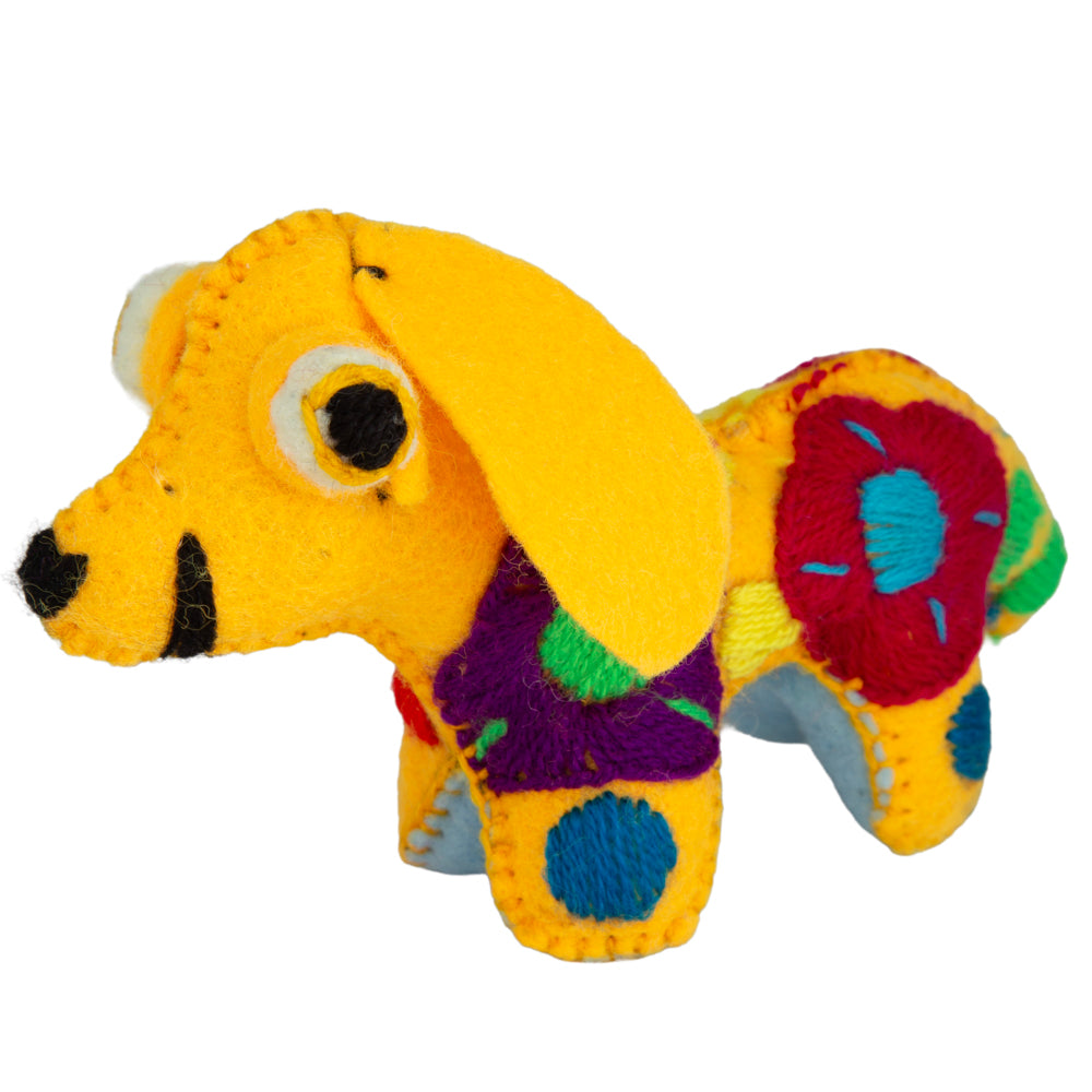 Dachshund Dog Hand-Embroidered Stuffed Animal