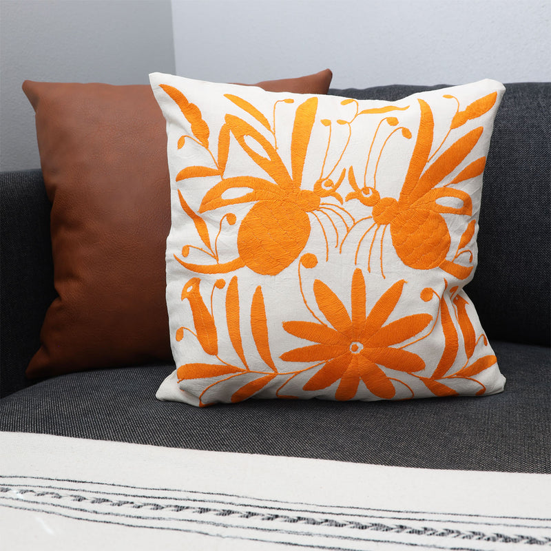Otomí Hand-Embroidered Pillow Covers