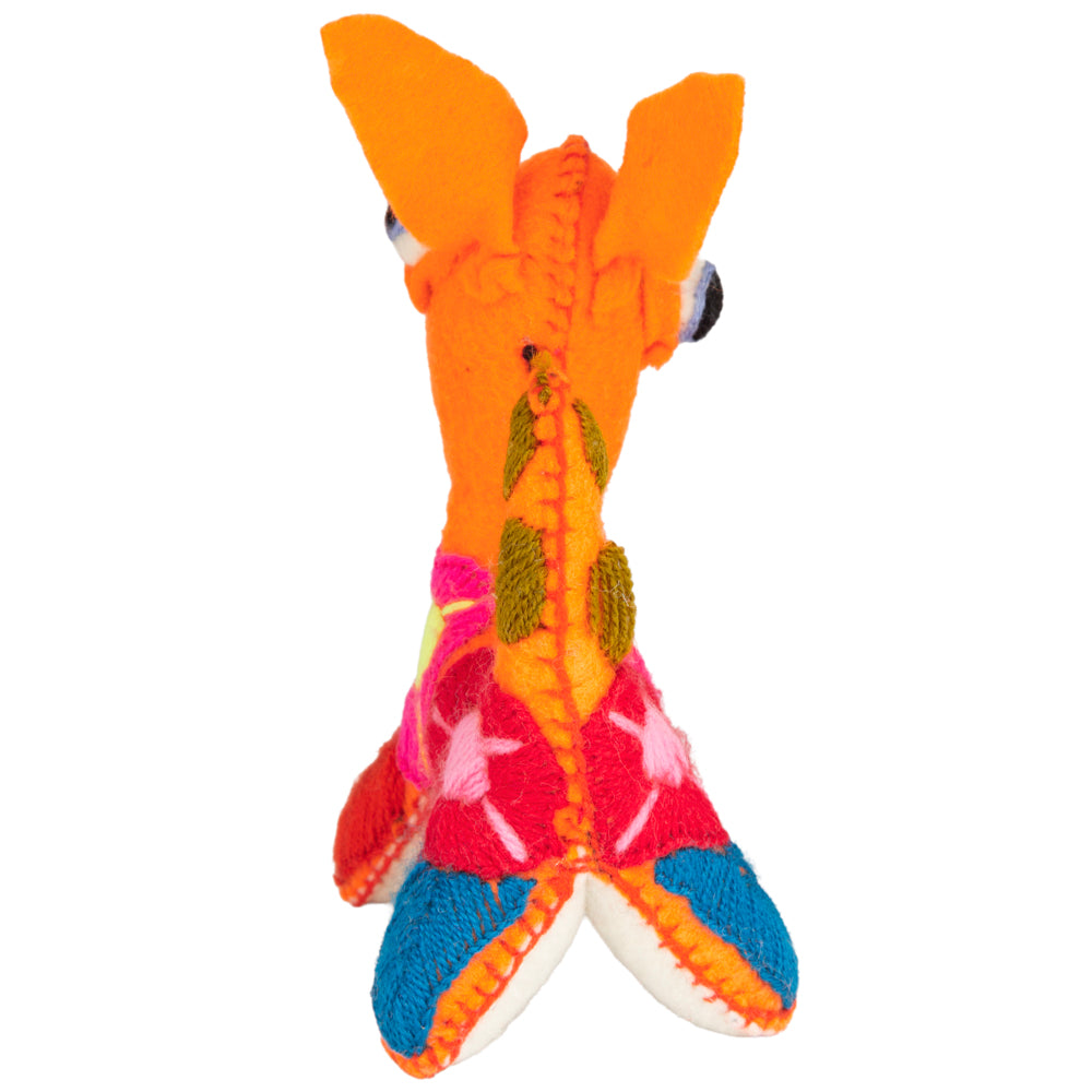 Popped Eyes Dog Hand-Embroidered Stuffed Animal