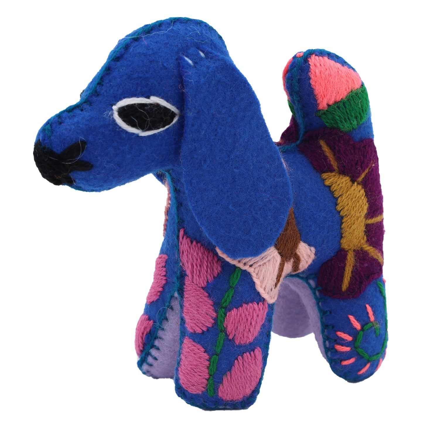 Dog Hand-Embroidered Stuffed Animal