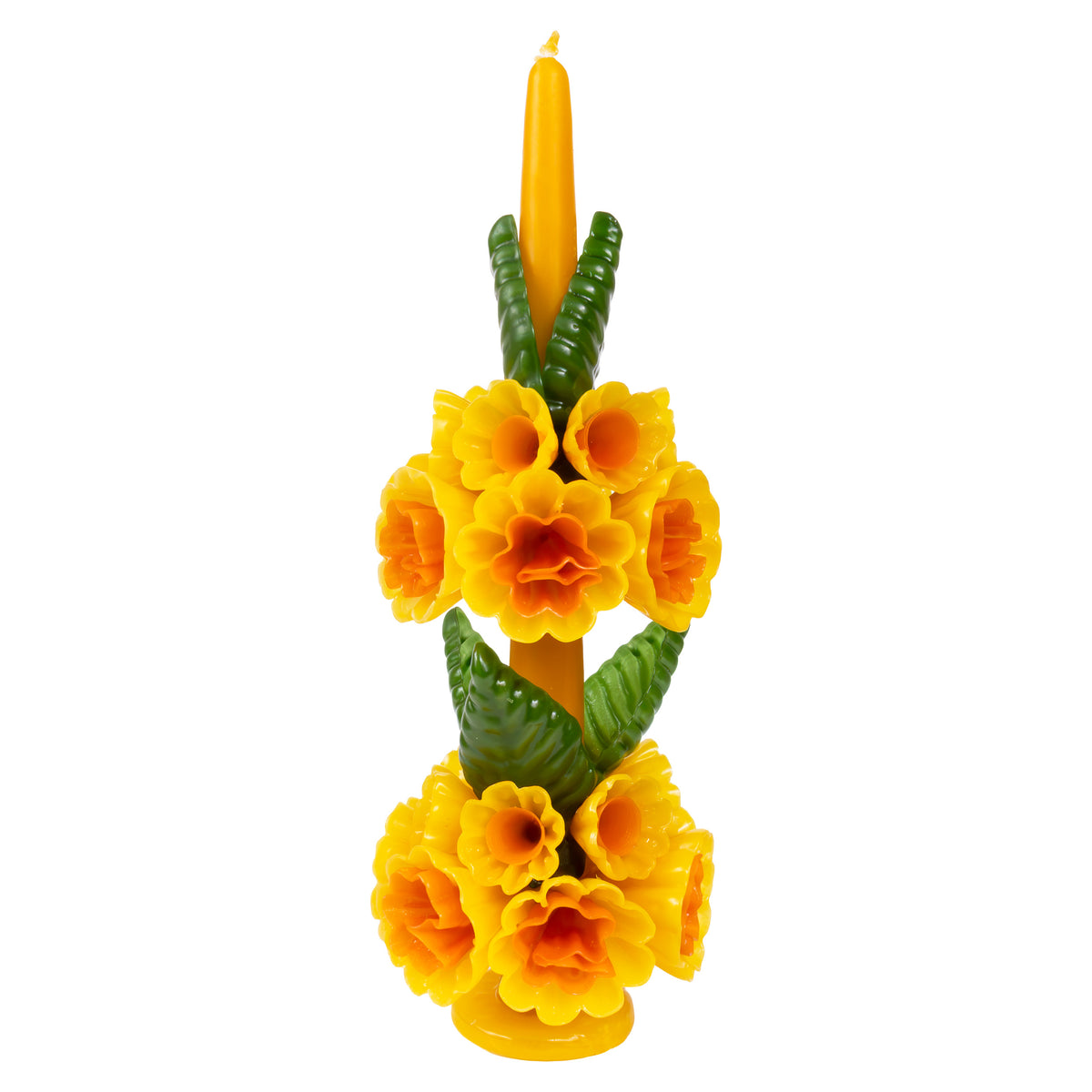 Flores de Teotitlán Tall Carnation Candle