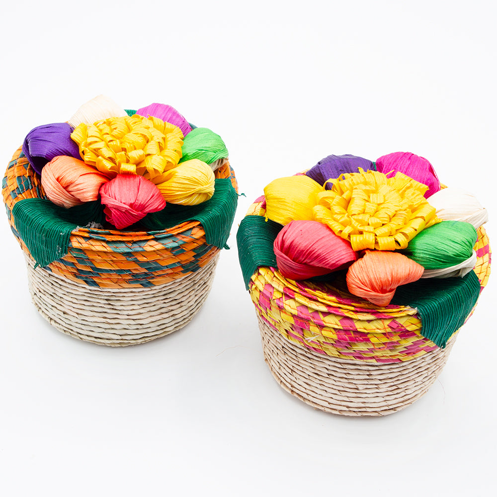 Flower Mini Palm Basket