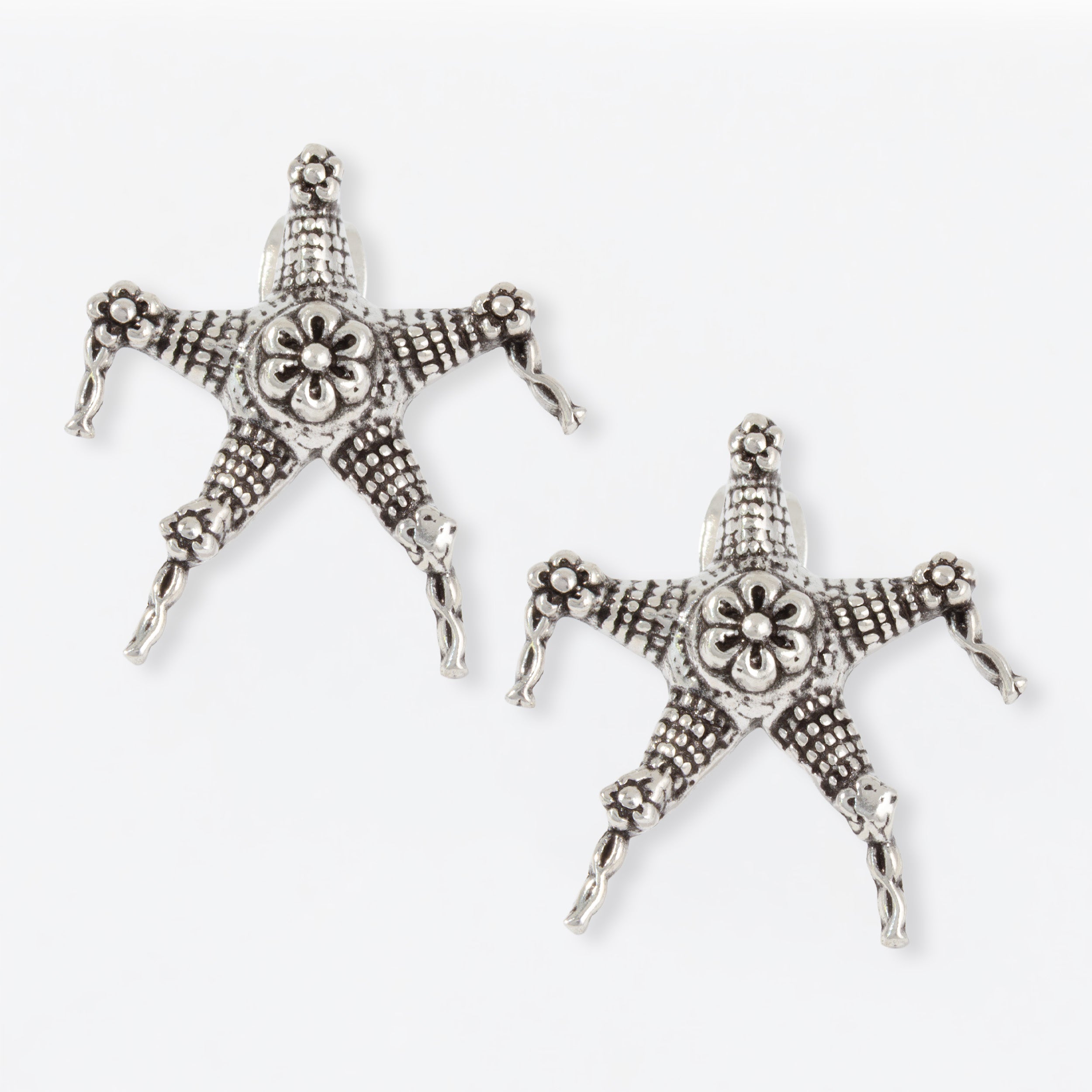 Sterling Silver Piñata Earrings