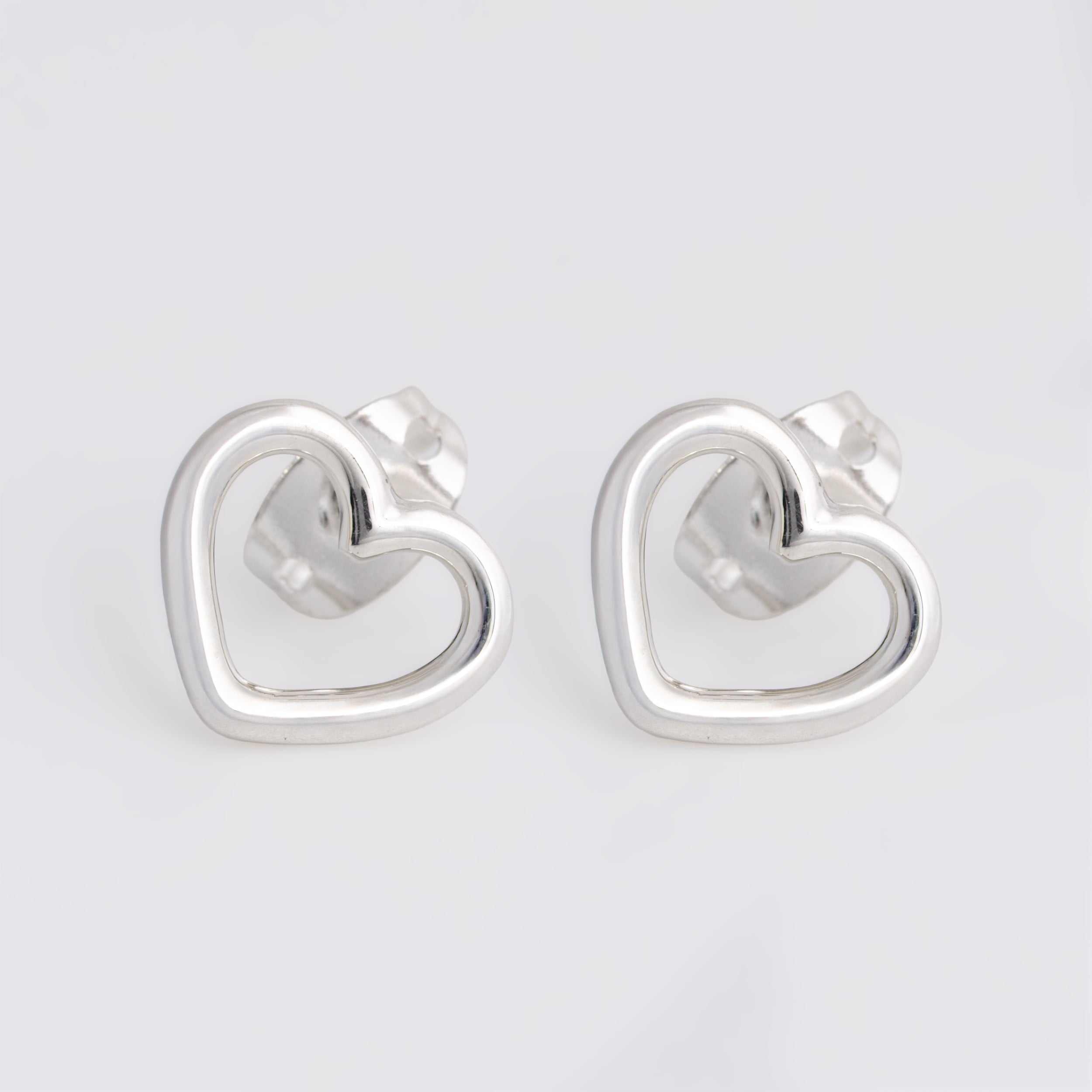 Sterling Silver Corazoncito Earrings