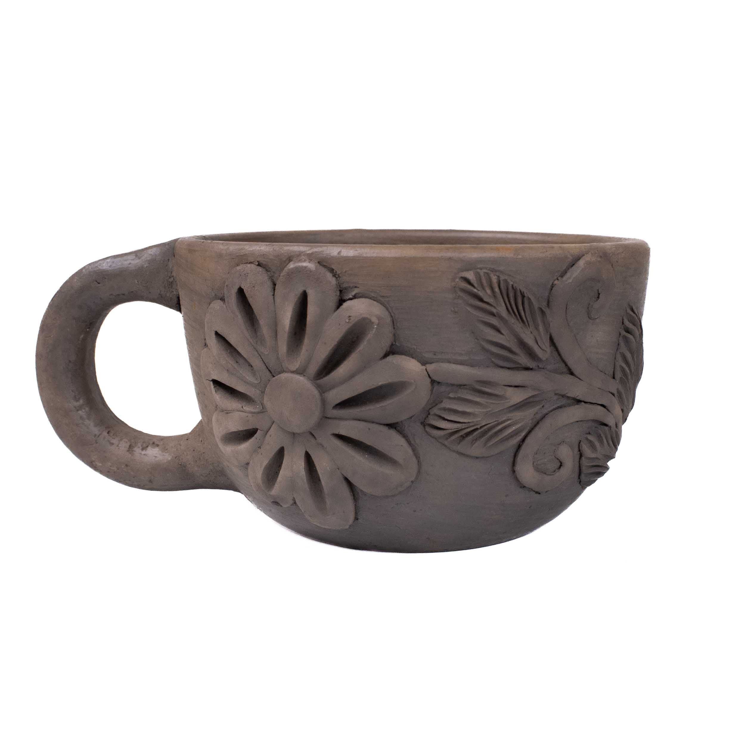 Flor de Atzompa Clay Mug
