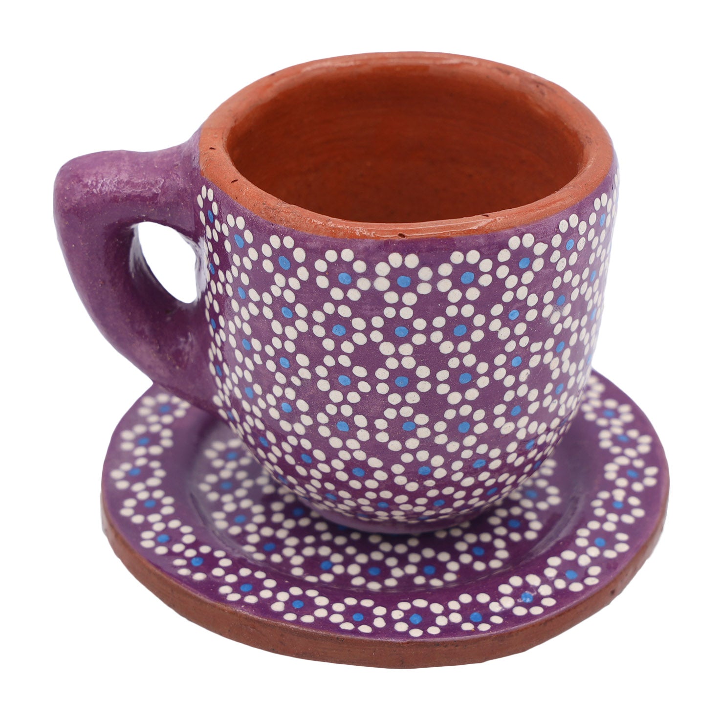 Capula Hand-Painted Espresso Cup with Saucer