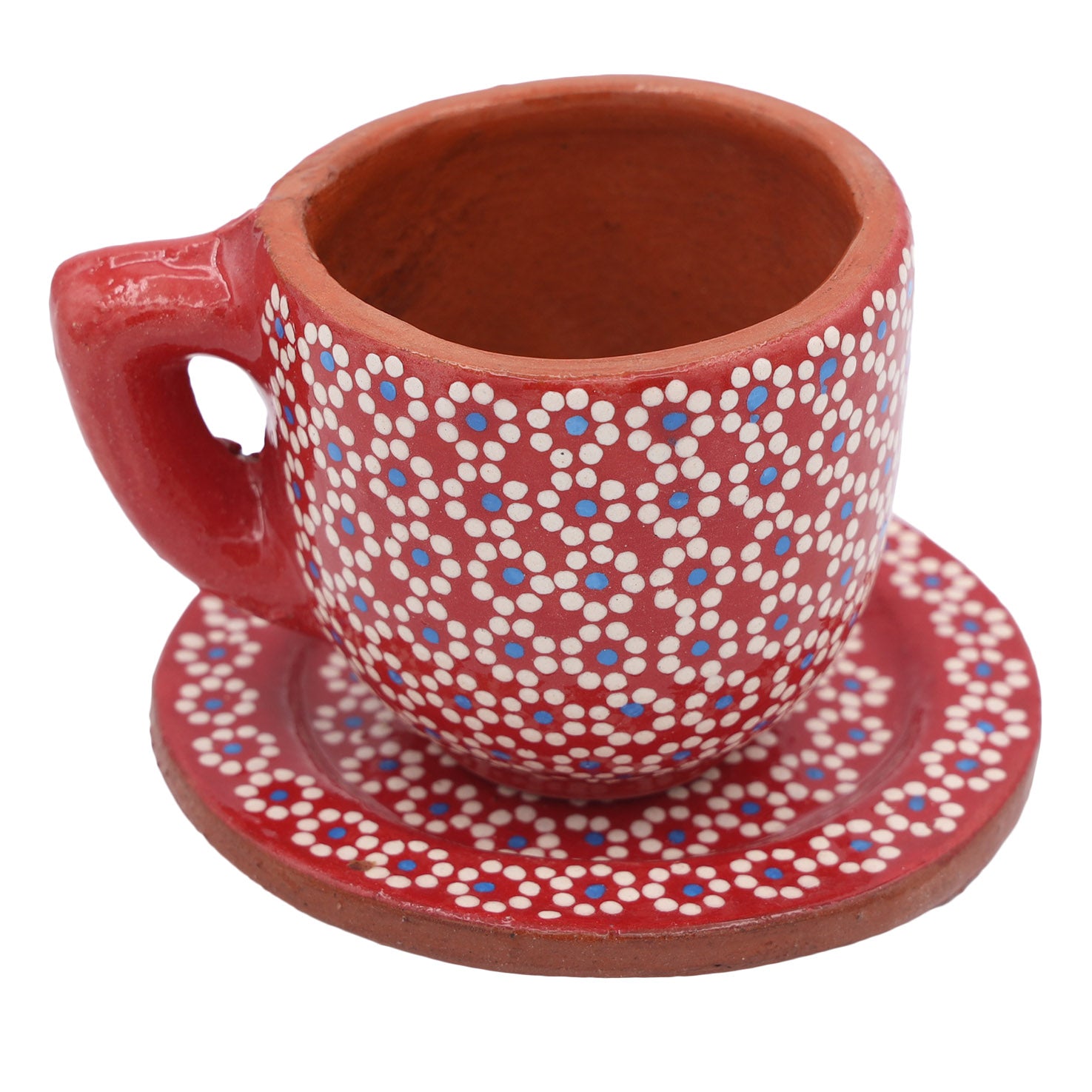 Capula Hand-Painted Espresso Cup with Saucer