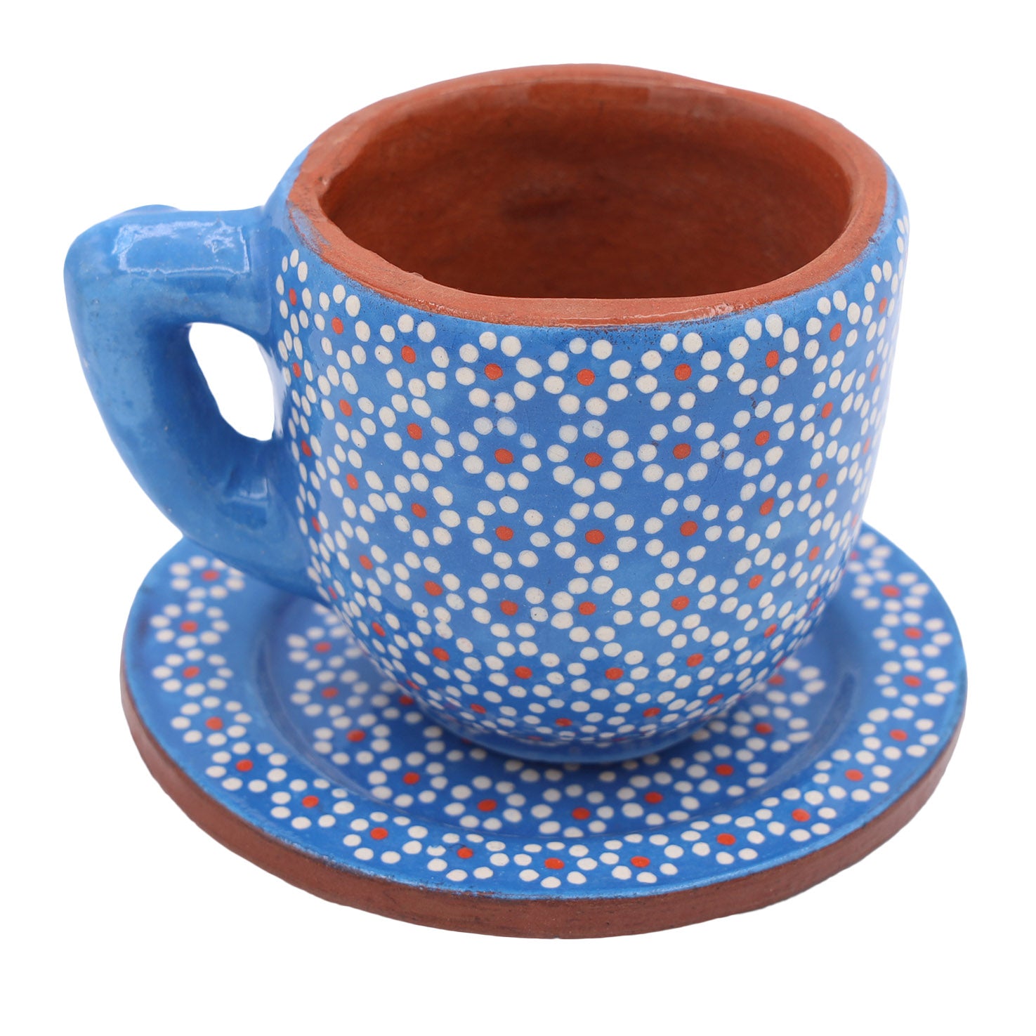 Capula Hand-Painted Espresso Cup with Saucer