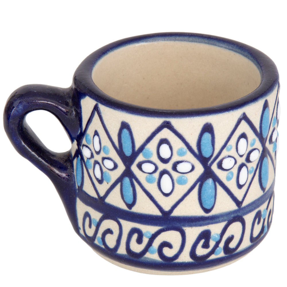 Hand-Painted Ceramic Espresso Mug