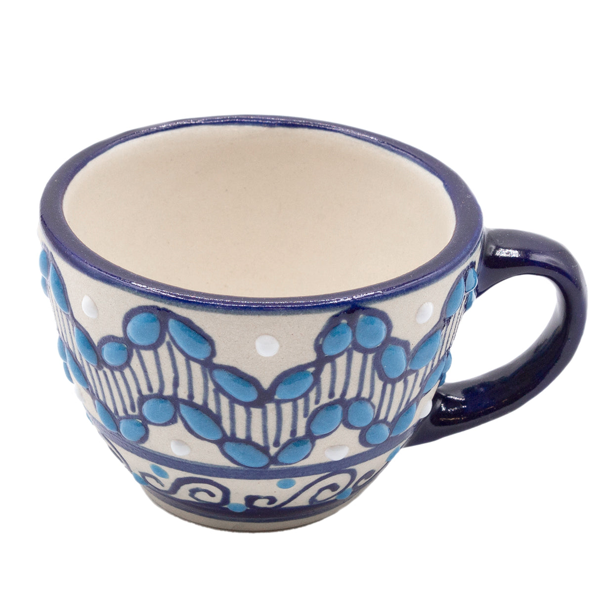 Coyoacán Hand-Painted Ceramic Espresso Mug