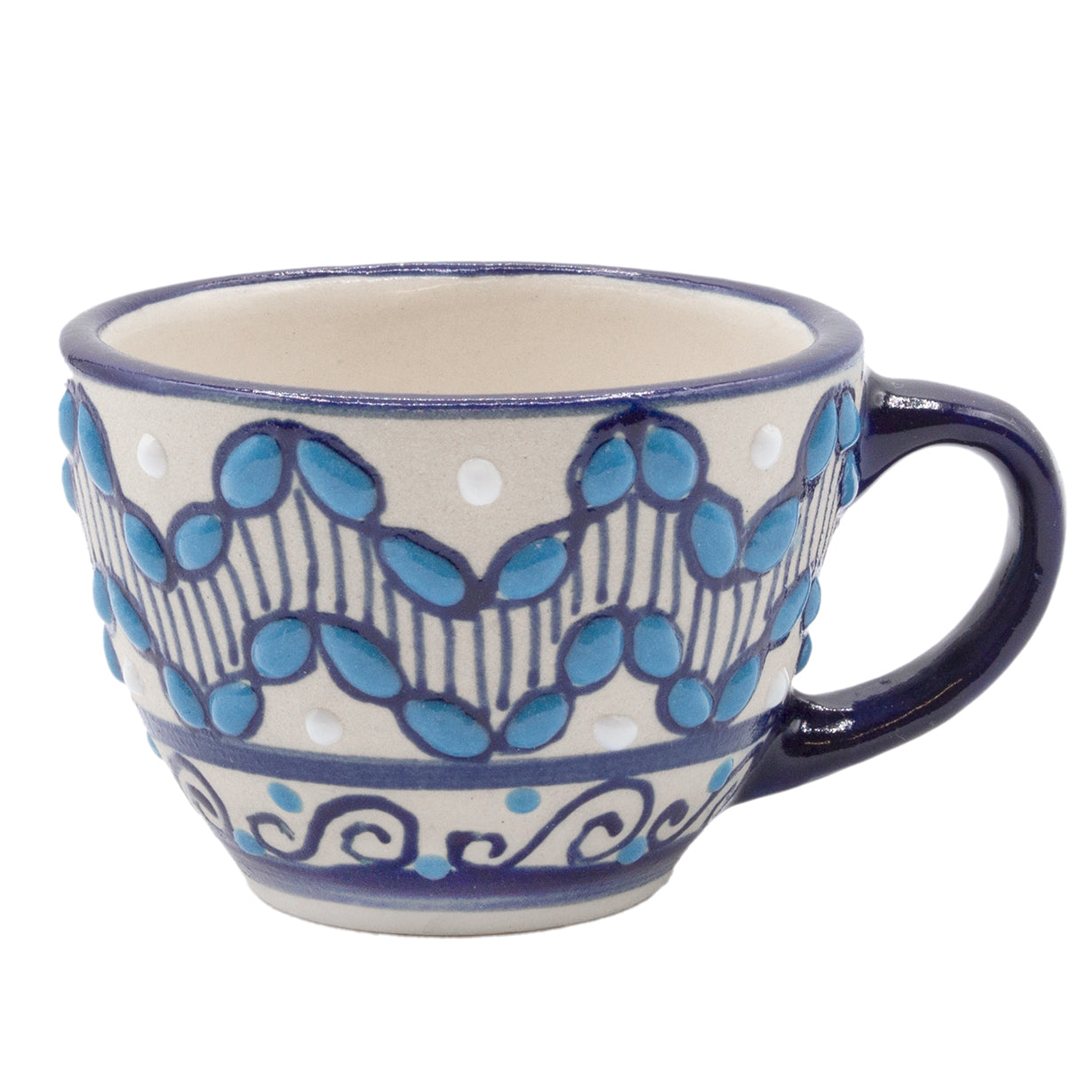 Coyoacán Hand-Painted Ceramic Espresso Mug