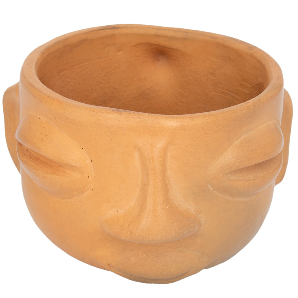 Natural Clay Face Mug
