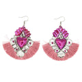 Mariposas Milagro with Tassel Mexican Statement Earrings