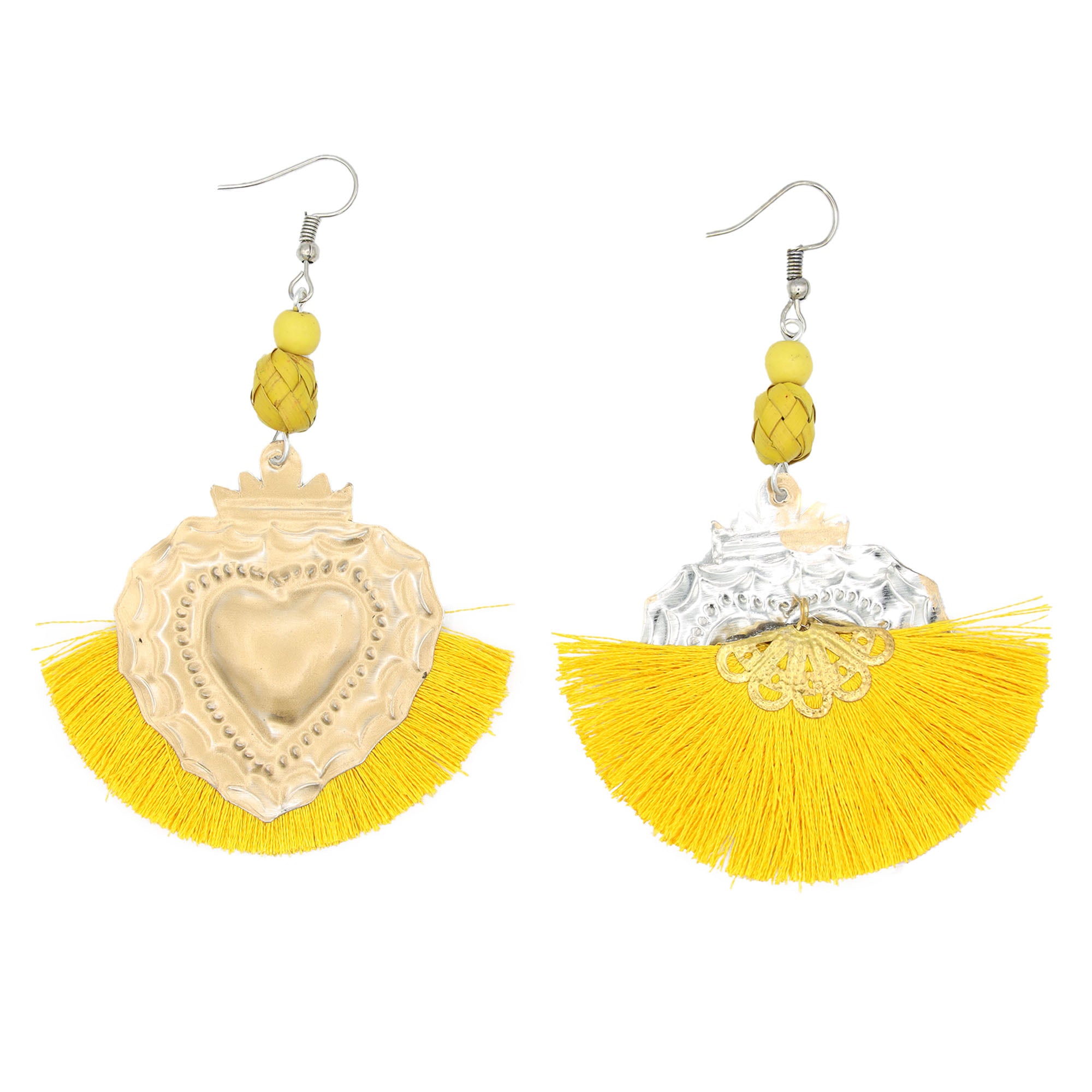 Mariposas Milagro with Tassel Mexican Statement Earrings