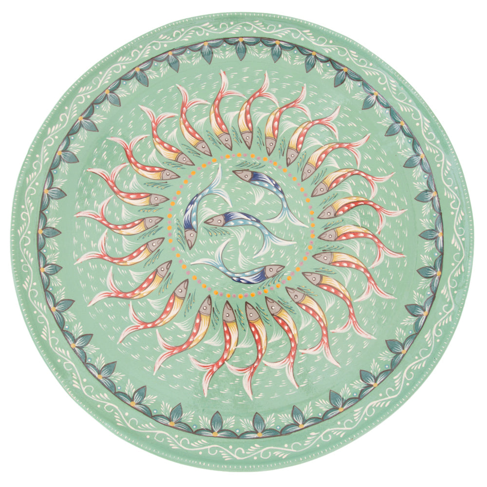 Peces de Capula Mandala Serving Platter