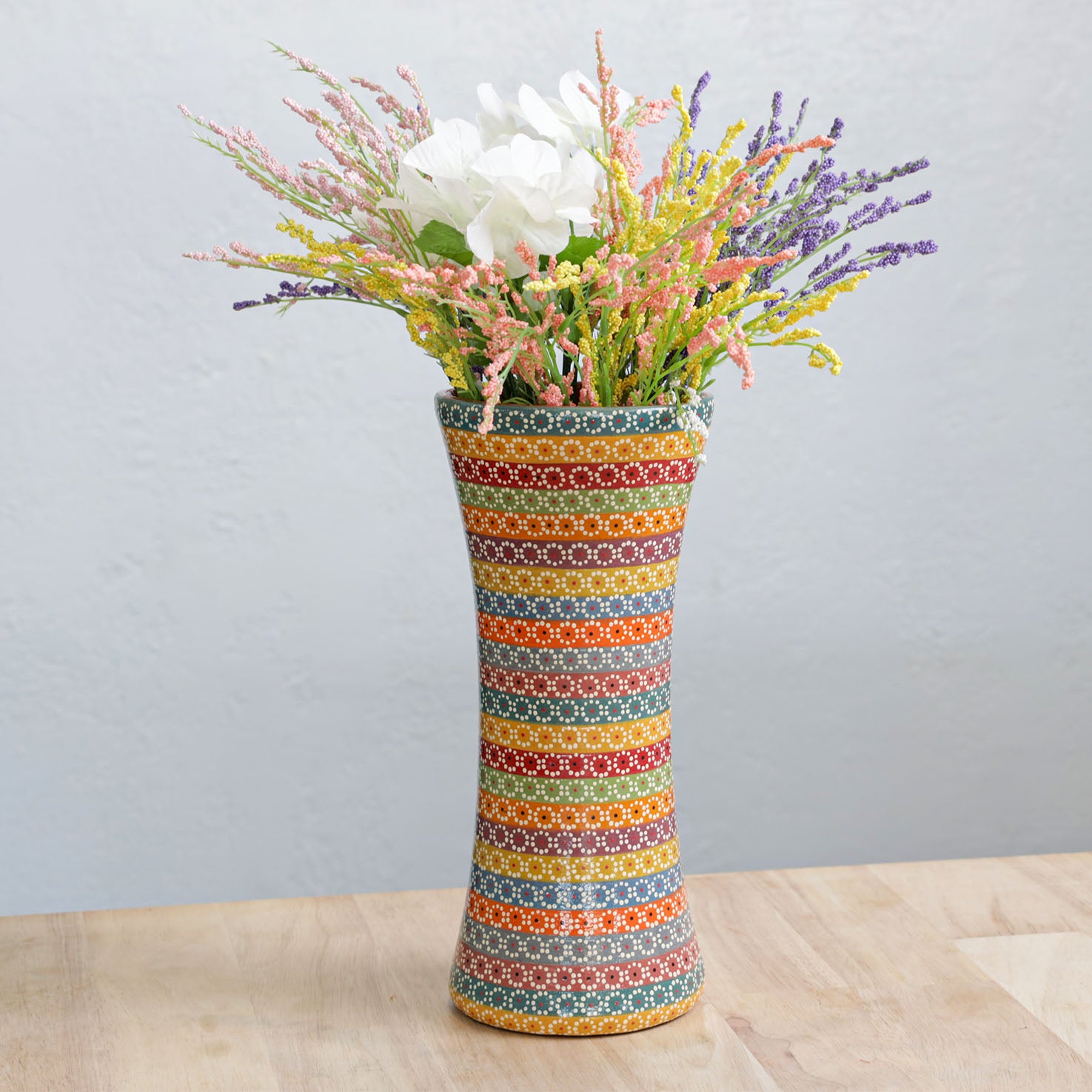 Capula Clay Decorative Long Vase
