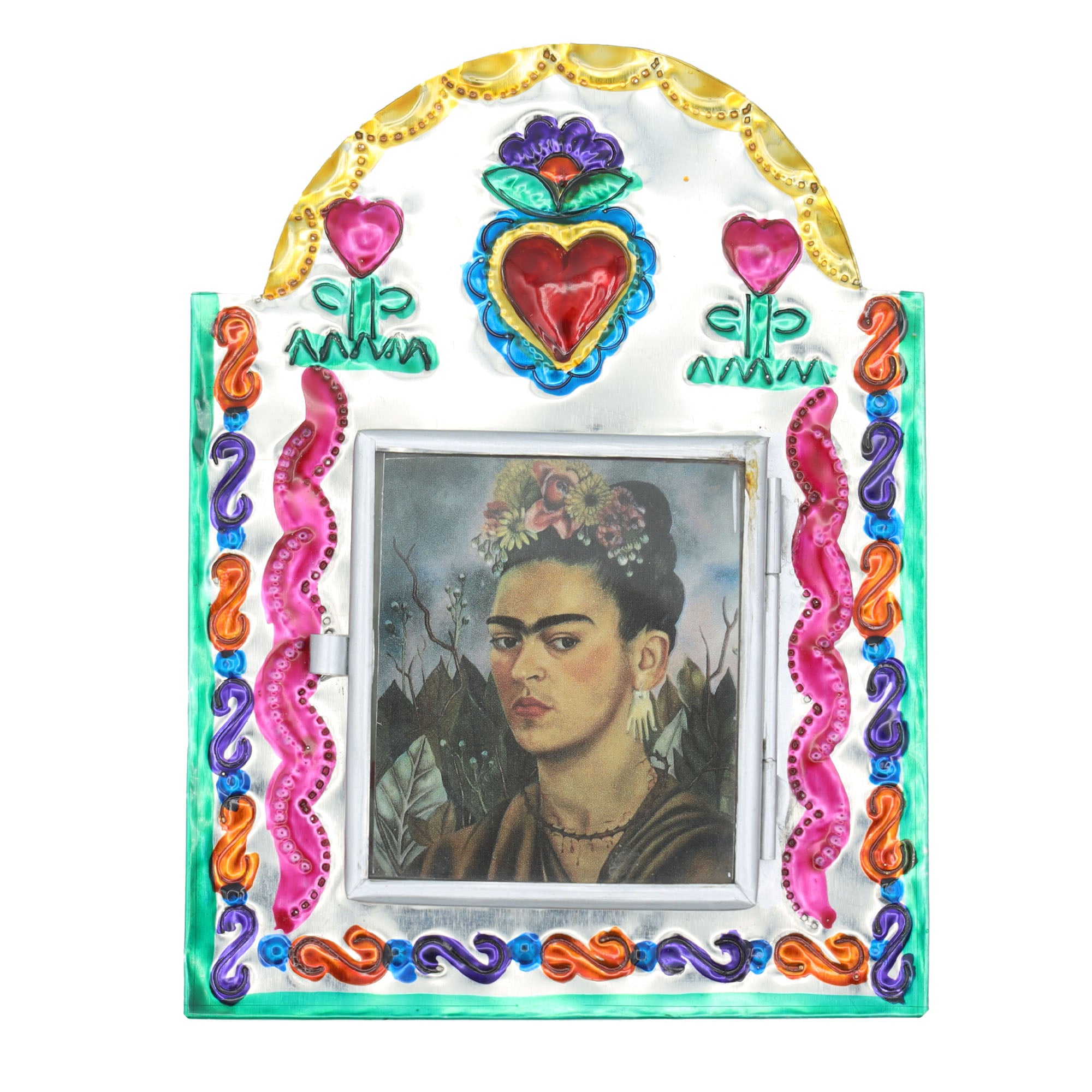 Small Frida Nicho or Tin Shadow Box