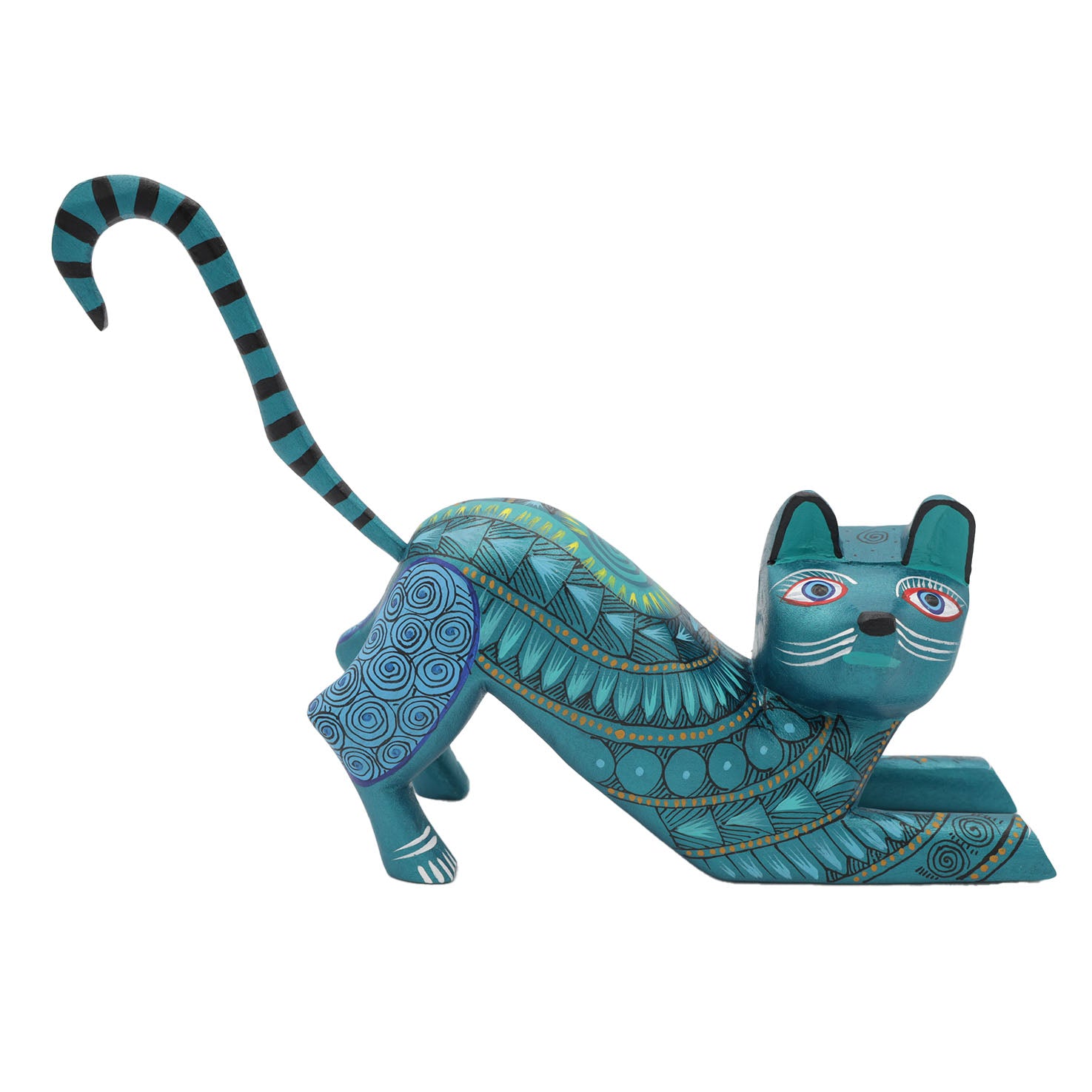 X-Large Cat Alebrije with Frets