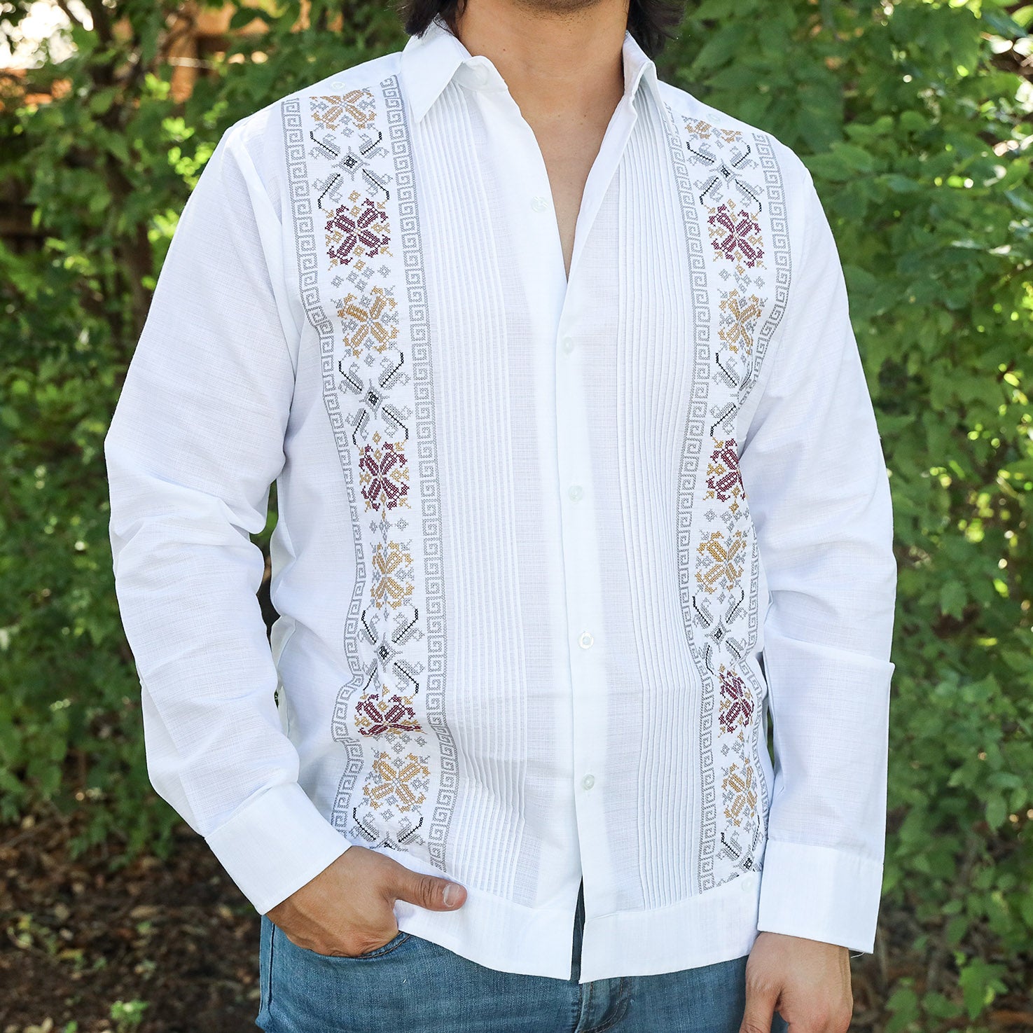 Mérida Embroidered Guayabera