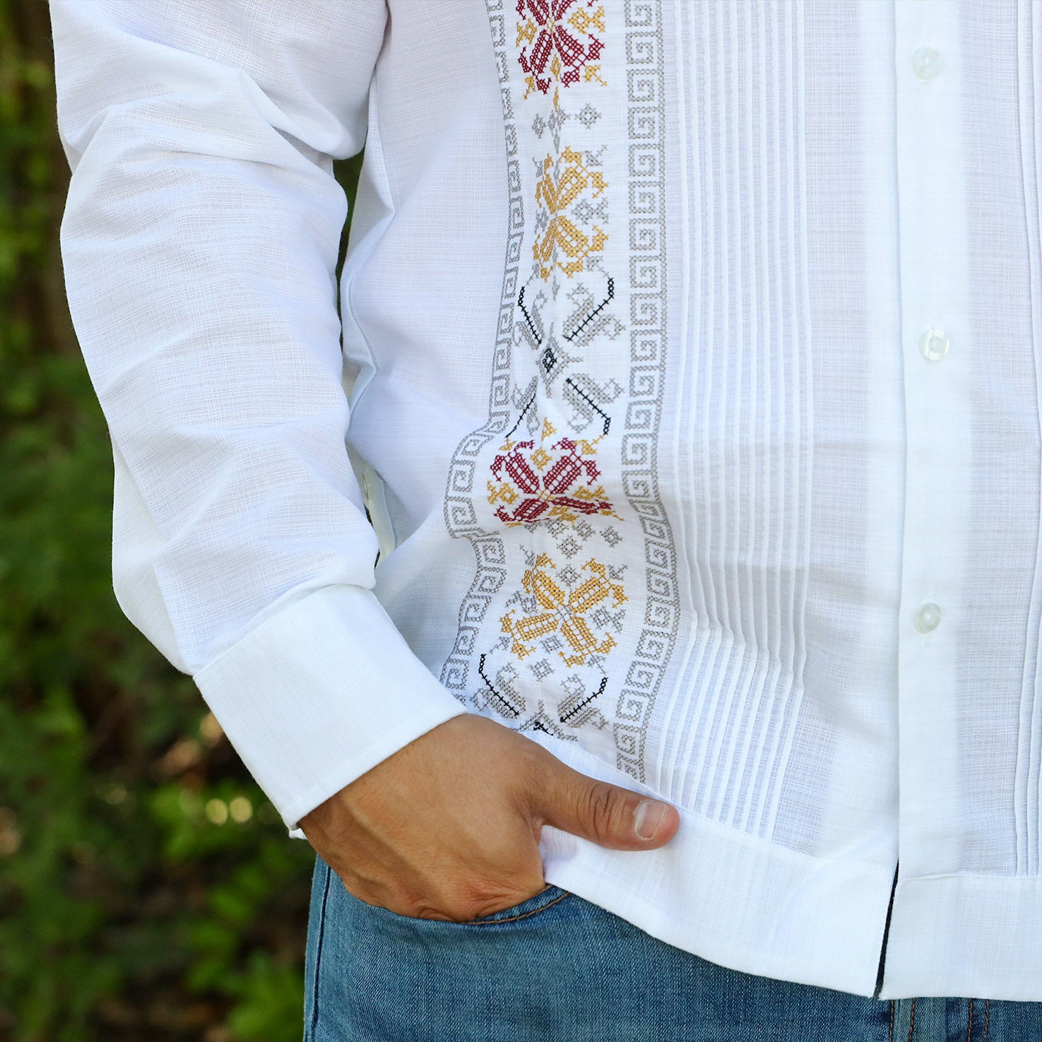 Mérida Embroidered Guayabera