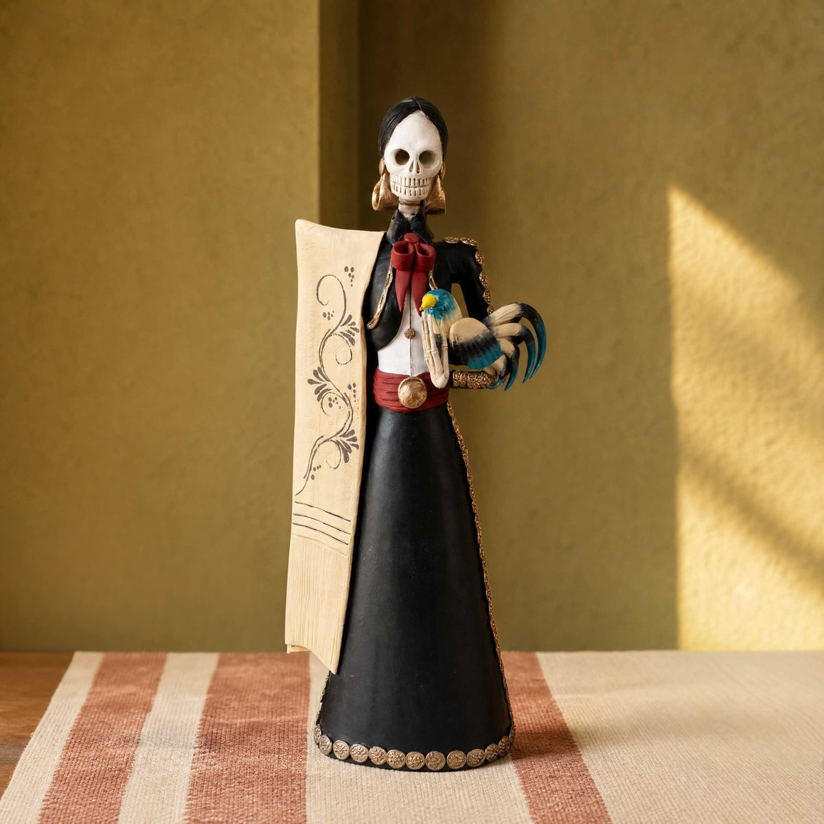 Gallera Catrina Skeleton Sculpture