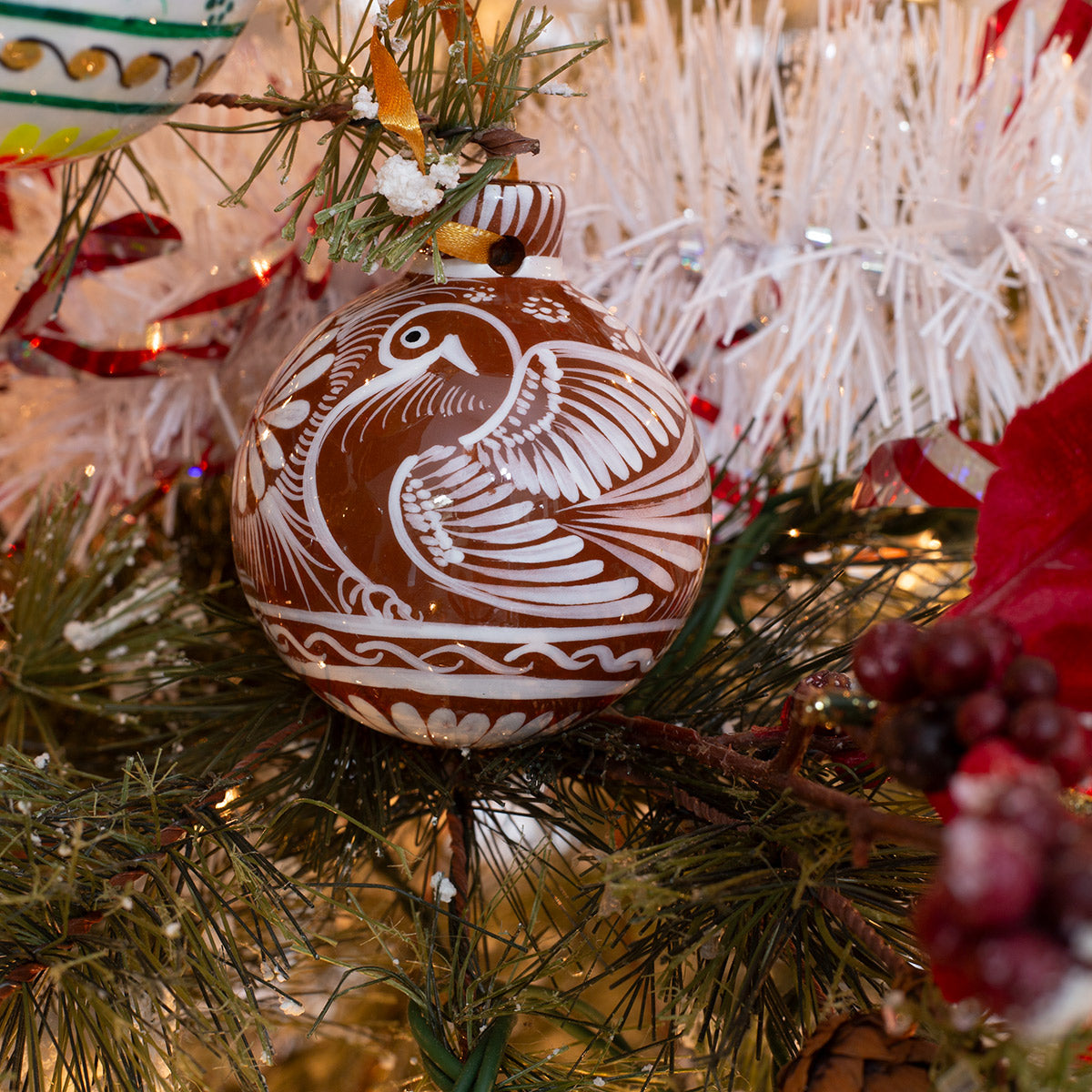 Xalitla Multicolor Clay Christmas Small Ornament