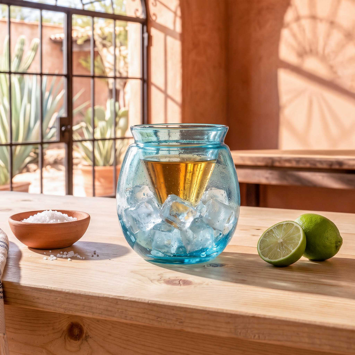 Tonalá Cooling Mezal Hand-Blown Shot Glass